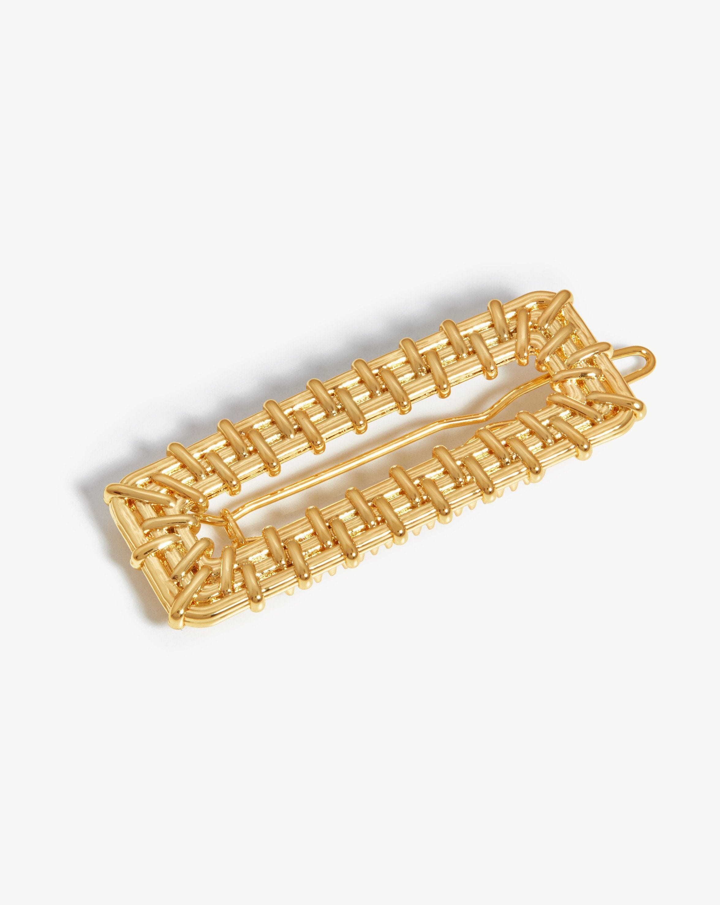 Raffia Hair Clip | 18ct Gold Plated Accessories Missoma 