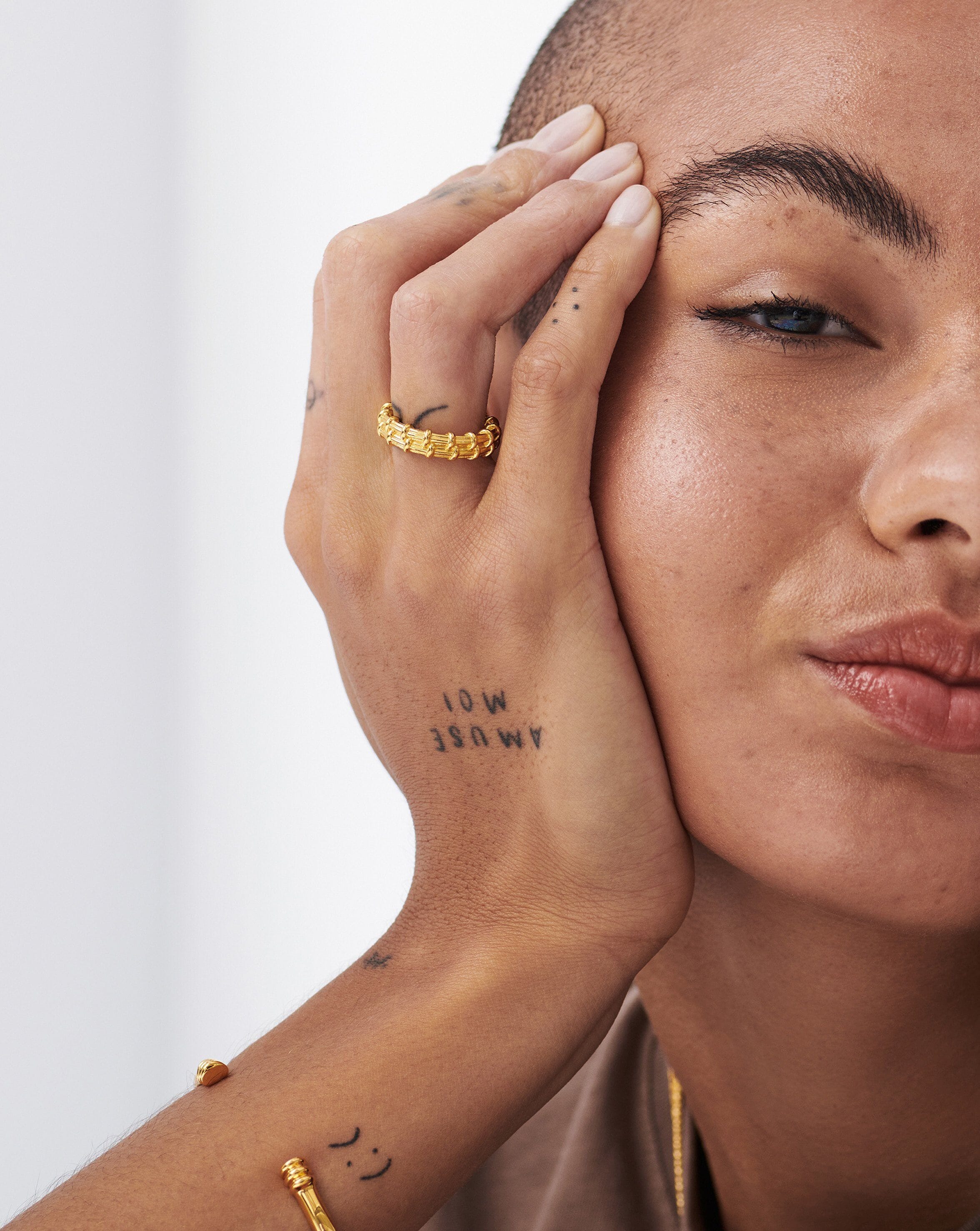 Raffia Ring | 18ct Gold Plated Rings Missoma 