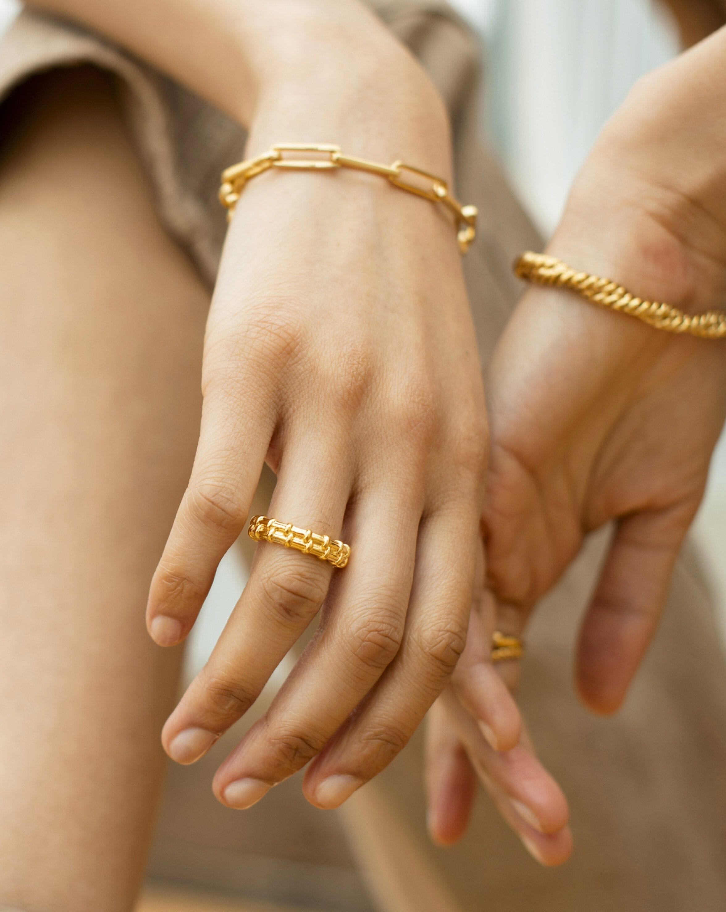Missoma gold radial shop ring