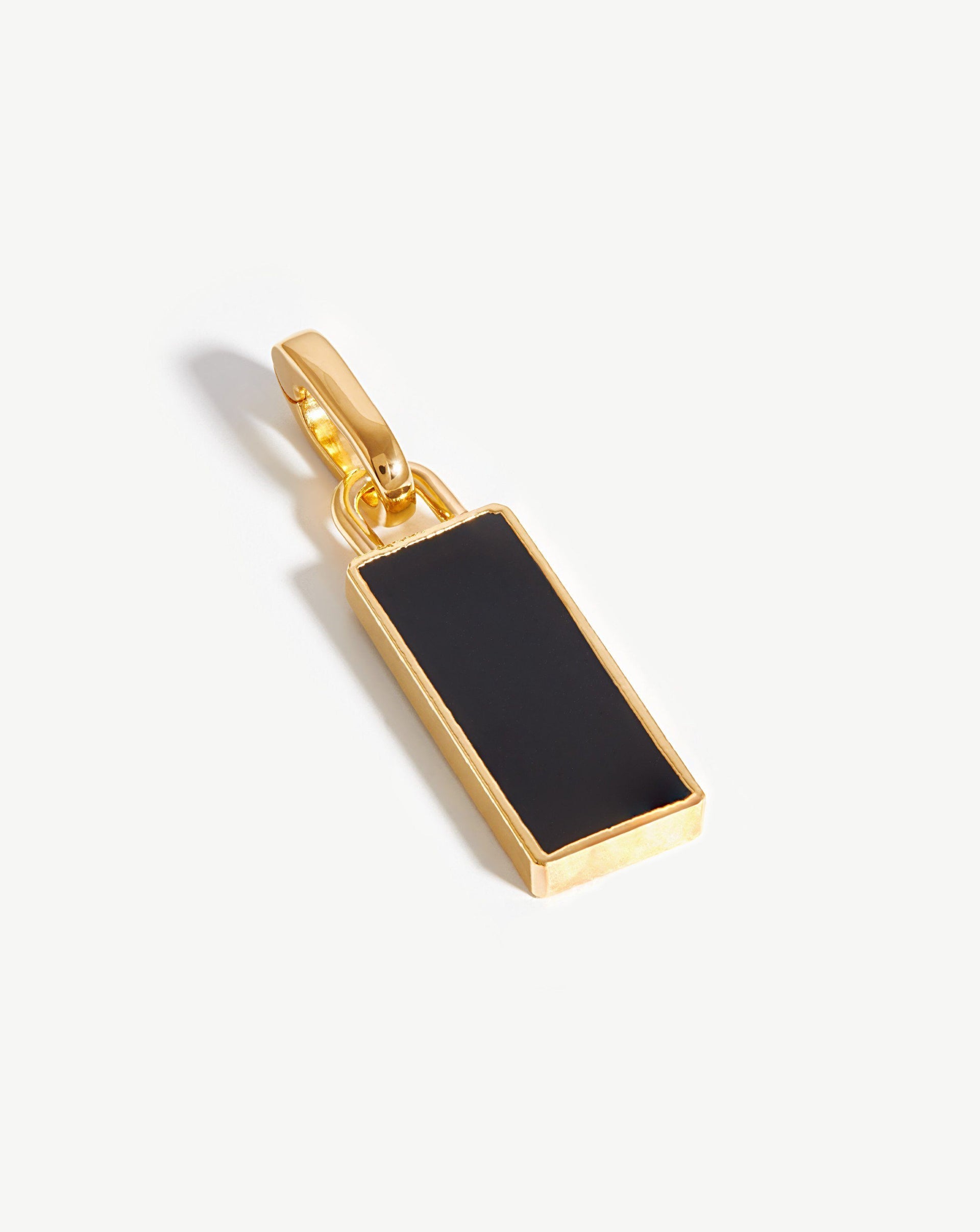 Rectangle Clip on Pendant