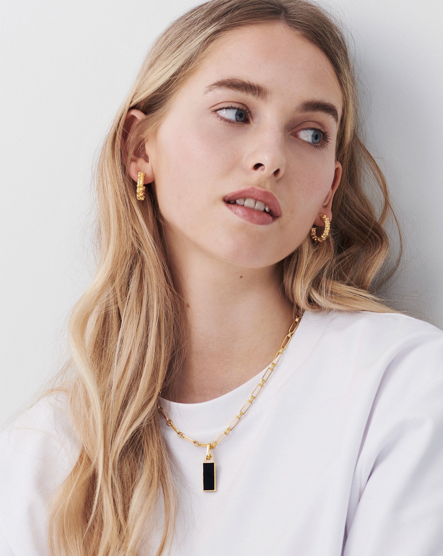 Rectangle Clip-on Pendant Charms & Pendants Missoma 