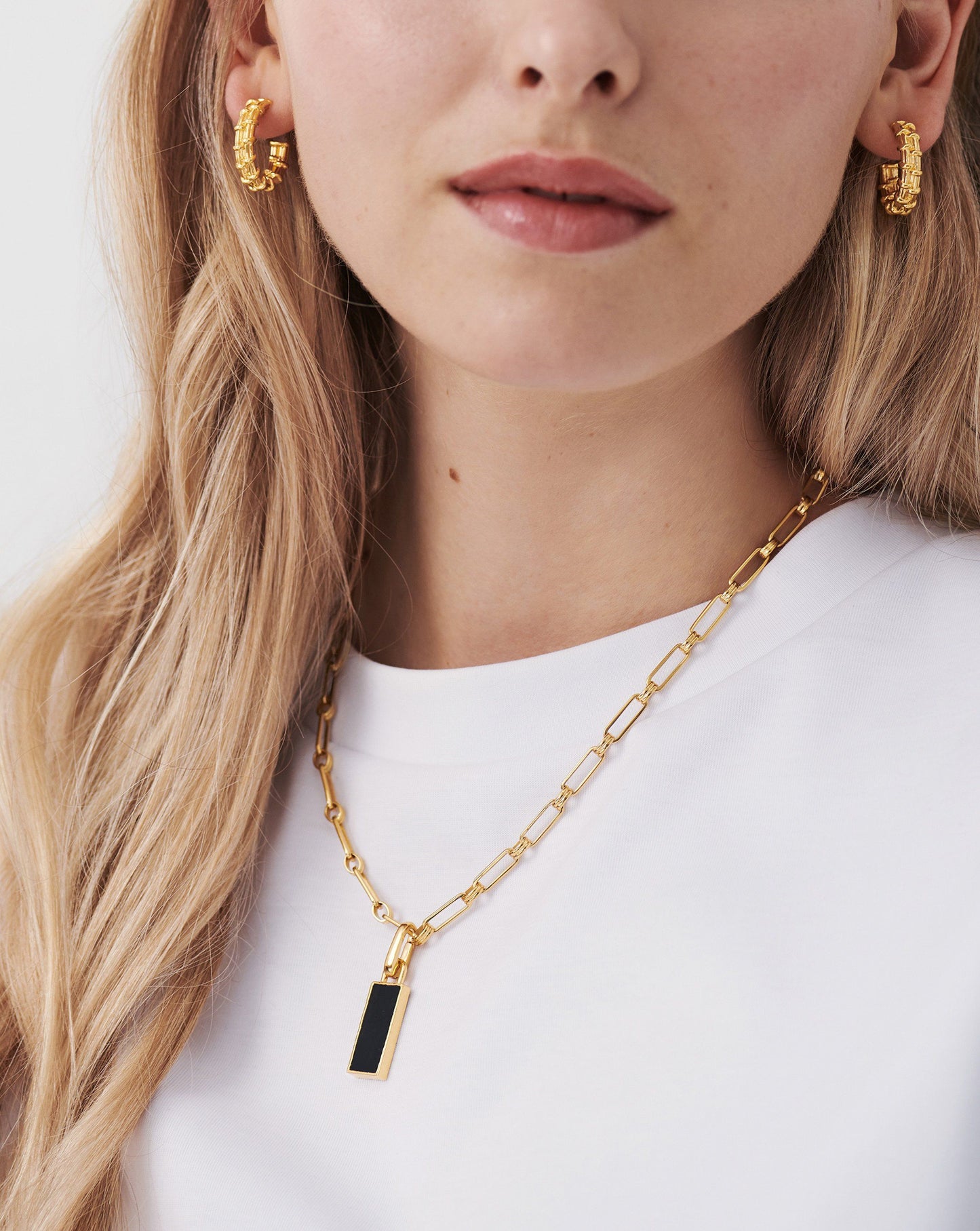 Rectangle Clip-on Pendant Charms & Pendants Missoma 