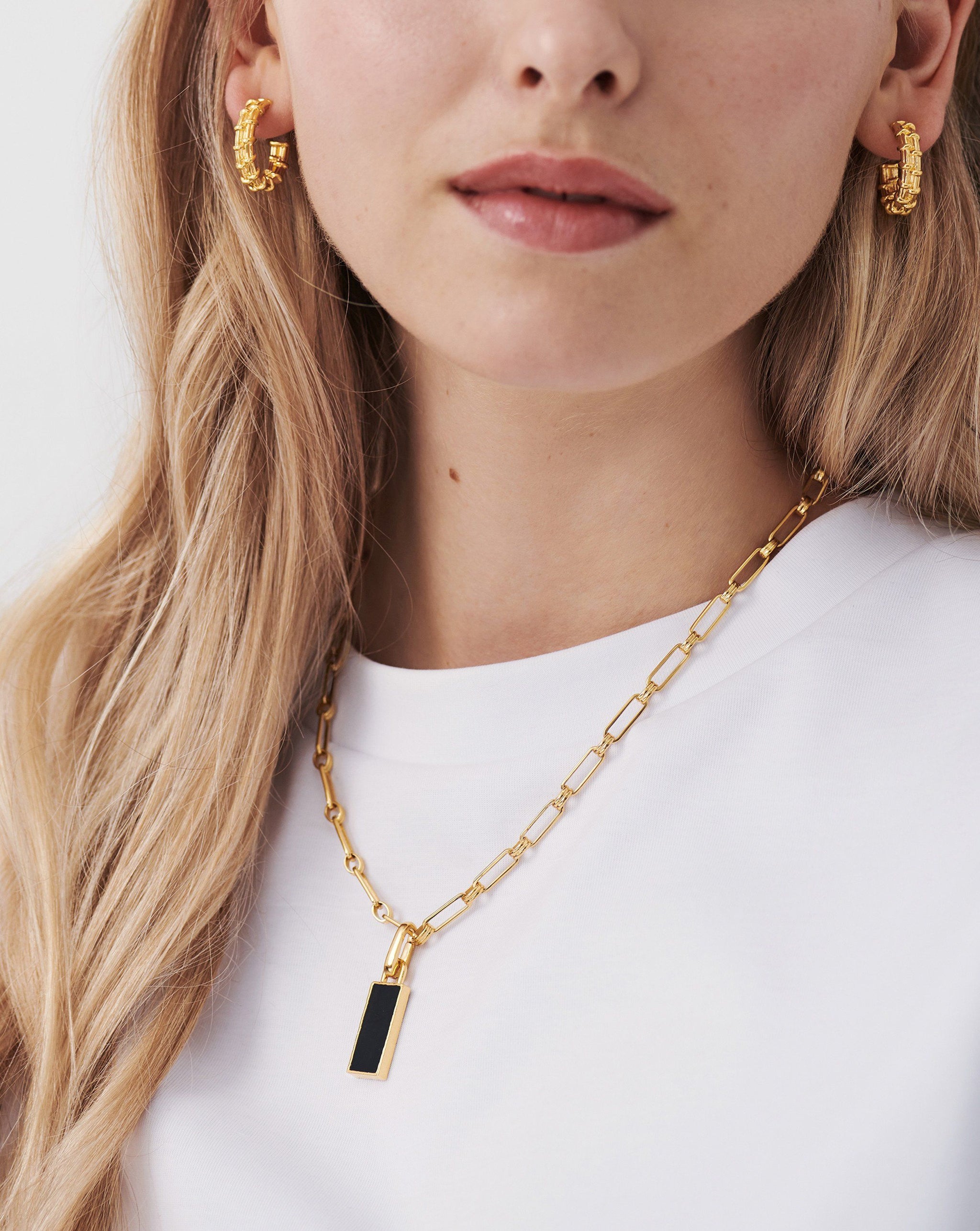 Rectangle Clip-on Pendant Charms & Pendants Missoma 