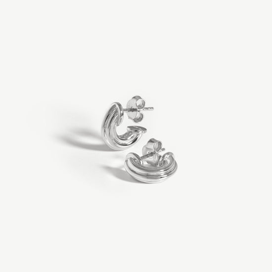 Ridge Huggies Earrings Missoma 