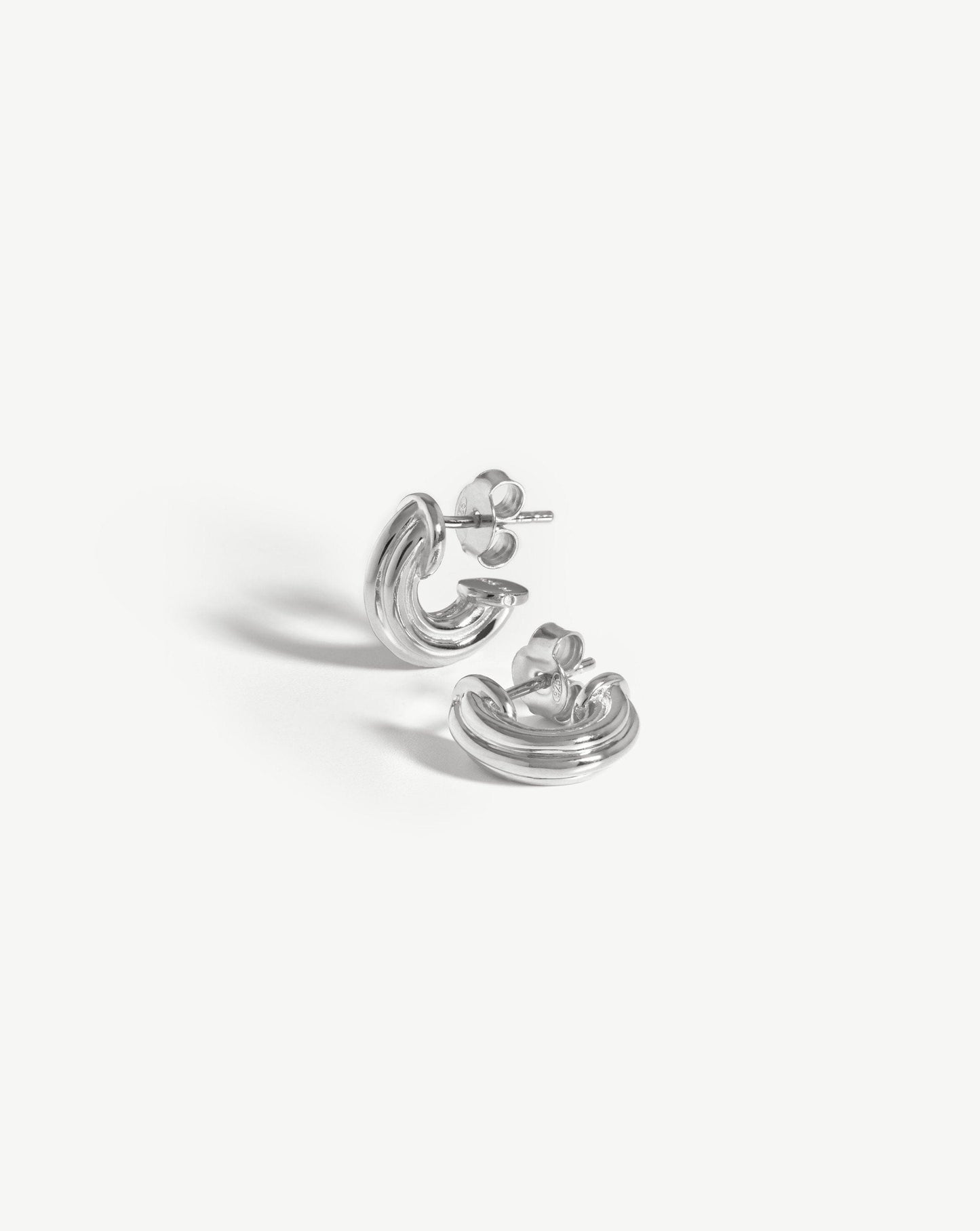 Ridge Huggies Earrings Missoma 