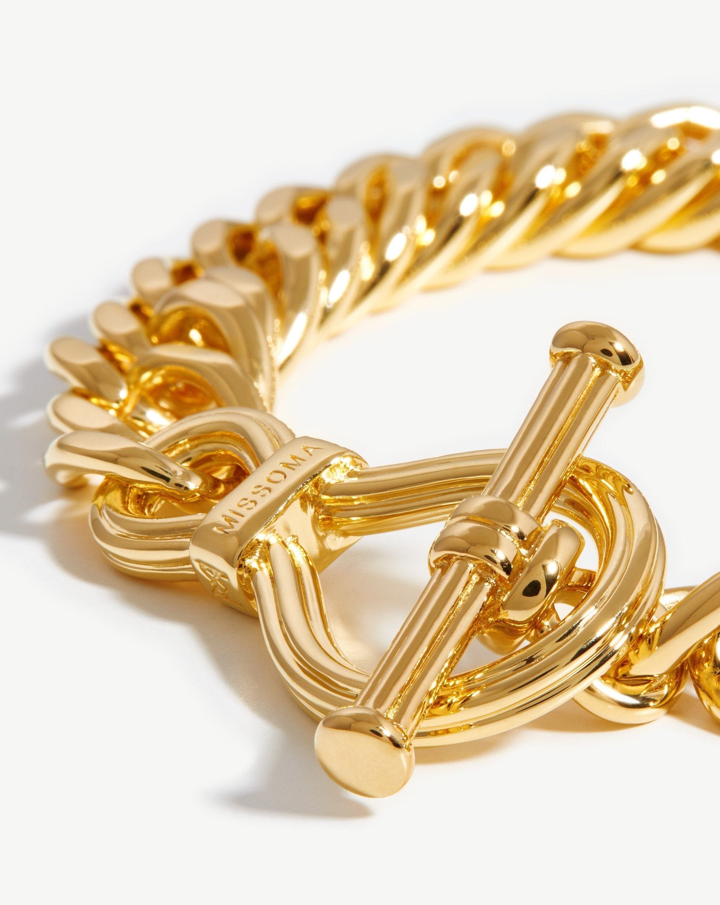 Ridge T-Bar Chain Bracelet Bracelets Missoma 