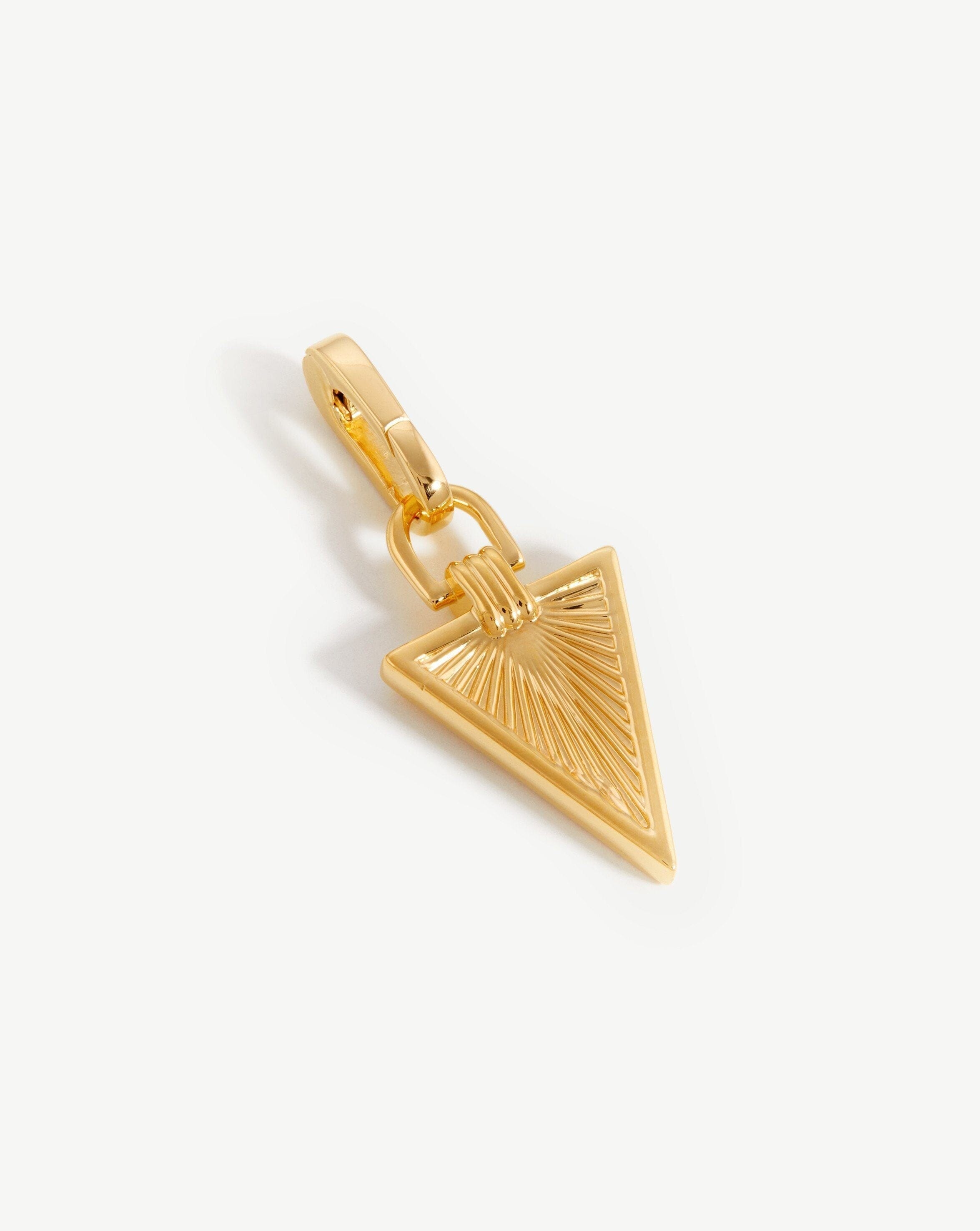 Ridge Triangle Clip-On Pendant Charms & Pendants Missoma 