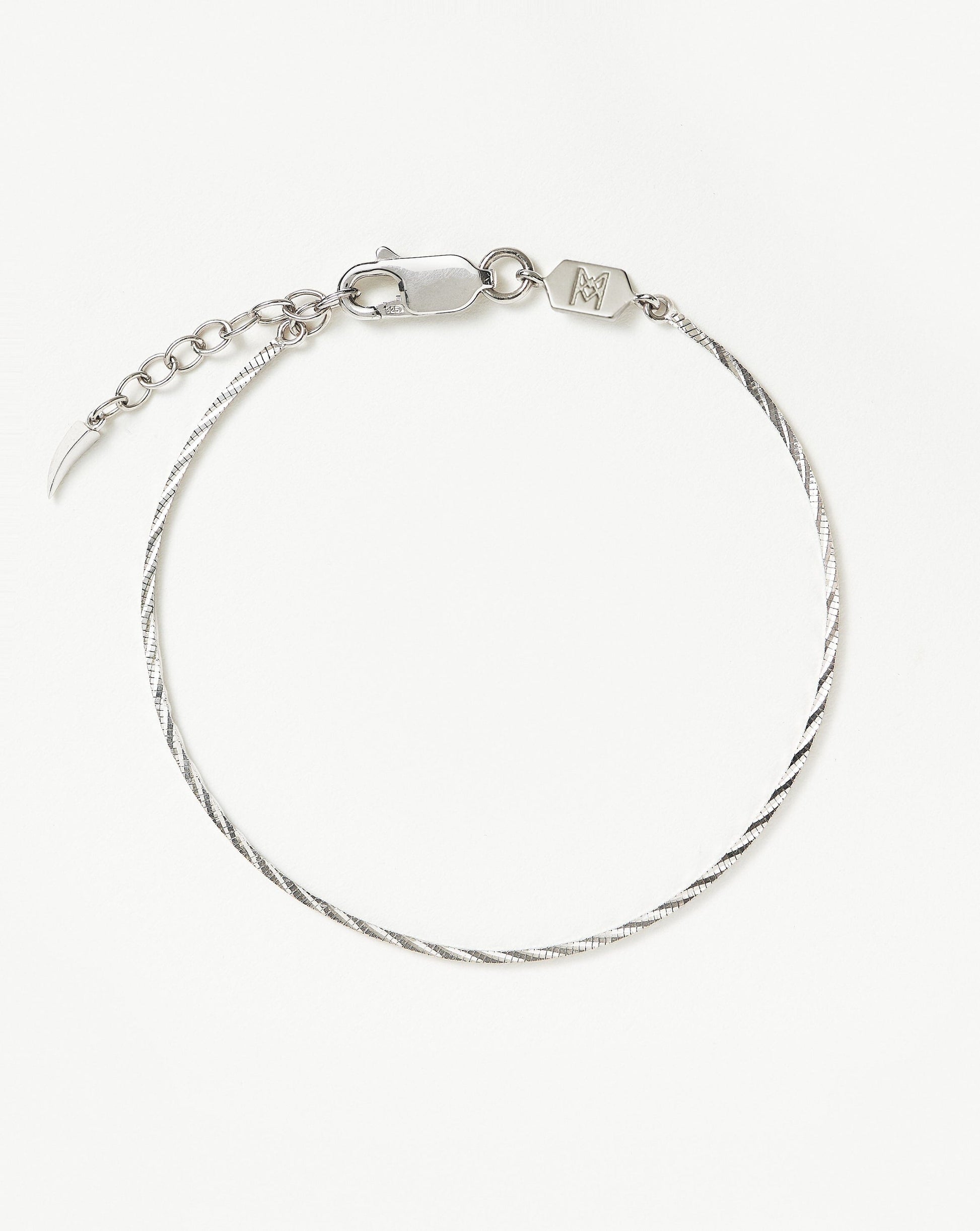 Savi Asymmetric Square Snake Chain Bracelet Bracelets Missoma 