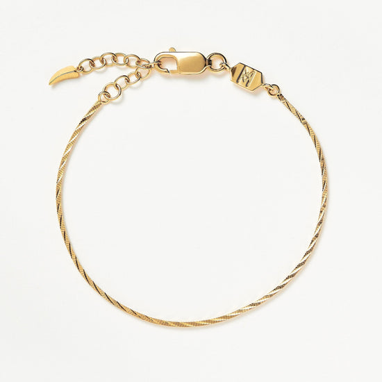 Savi Asymmetric Square Snake Chain Bracelet Bracelets Missoma 