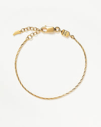Savi Asymmetric Square Snake Chain Bracelet Bracelets Missoma 