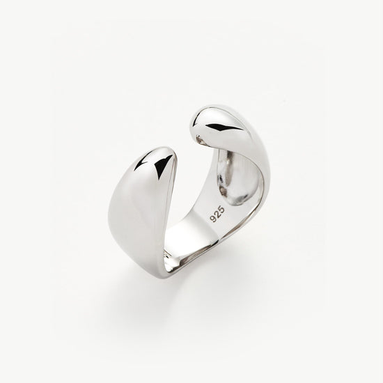 Savi Sculptural Open Stacking Ring | Sterling Silver Rings Missoma 