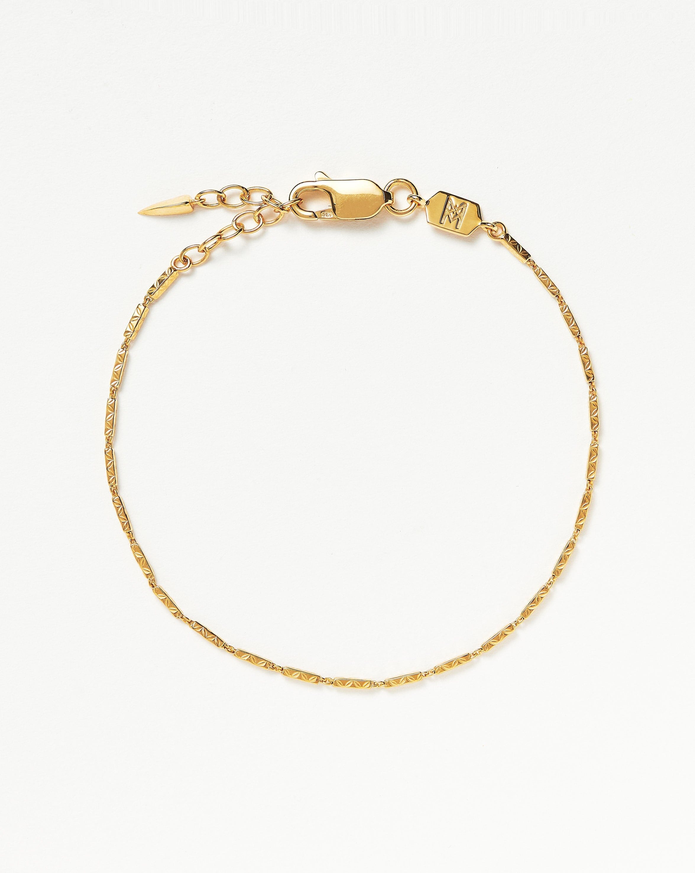 Savi Textured Link Chain Bracelet Bracelets Missoma 