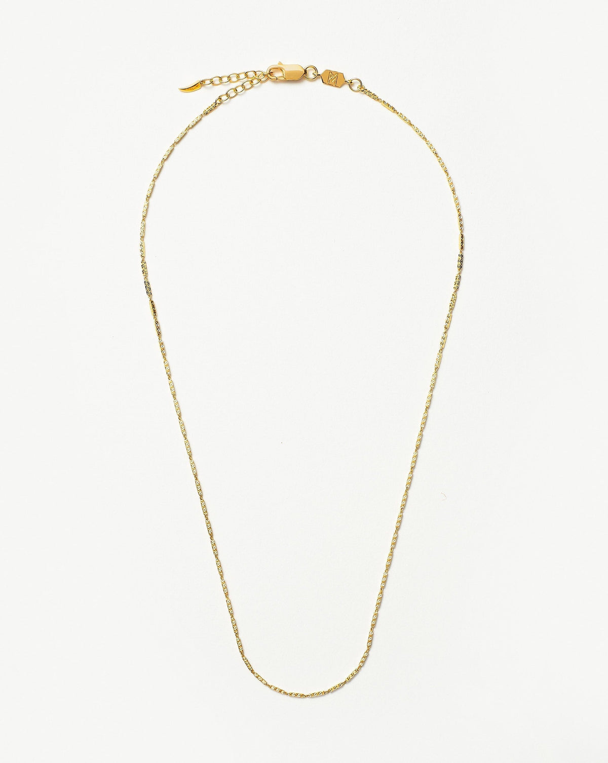 Missoma Savi Textured Link Chain Necklace