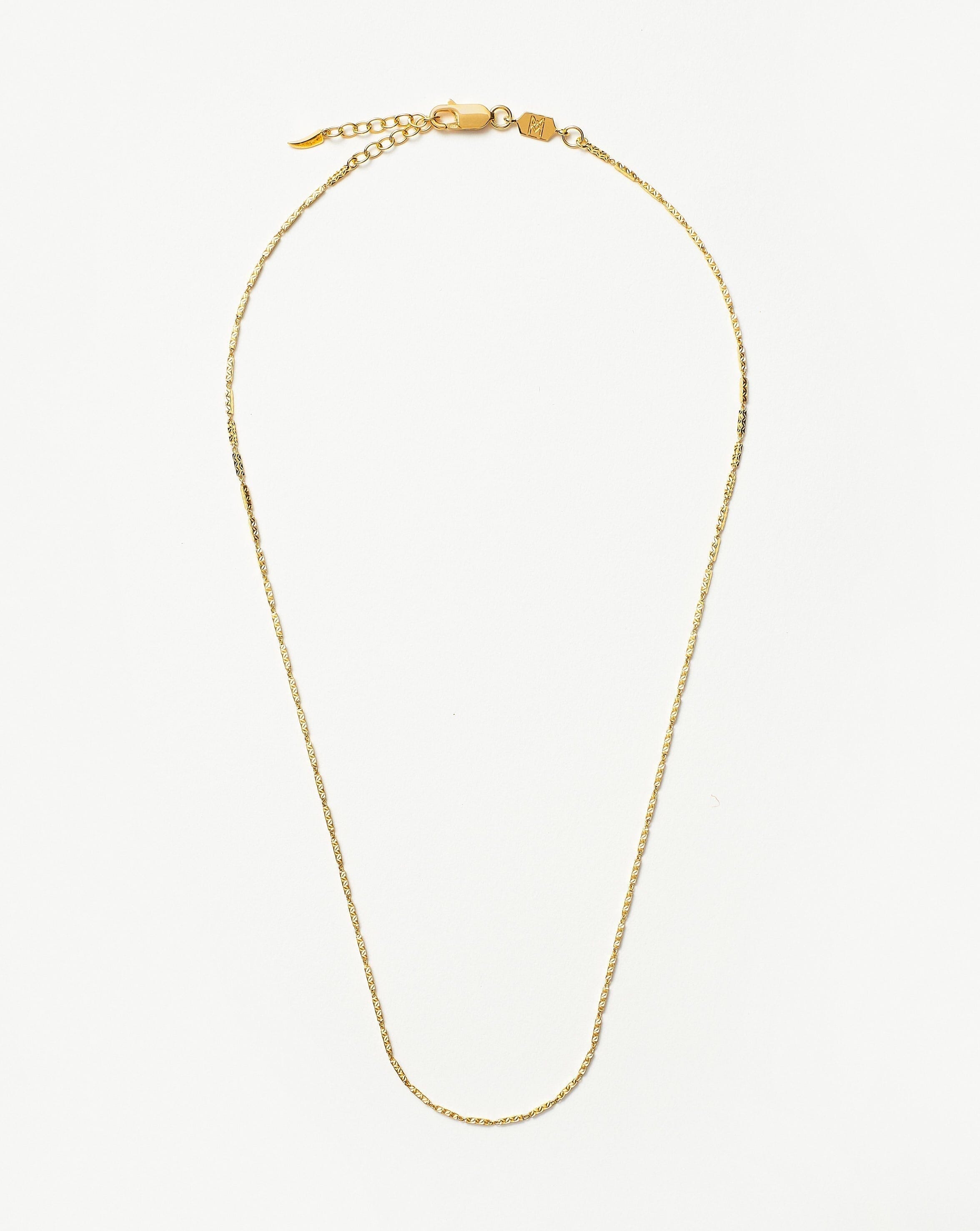 Savi Textured Link Chain Necklace Necklaces Missoma 
