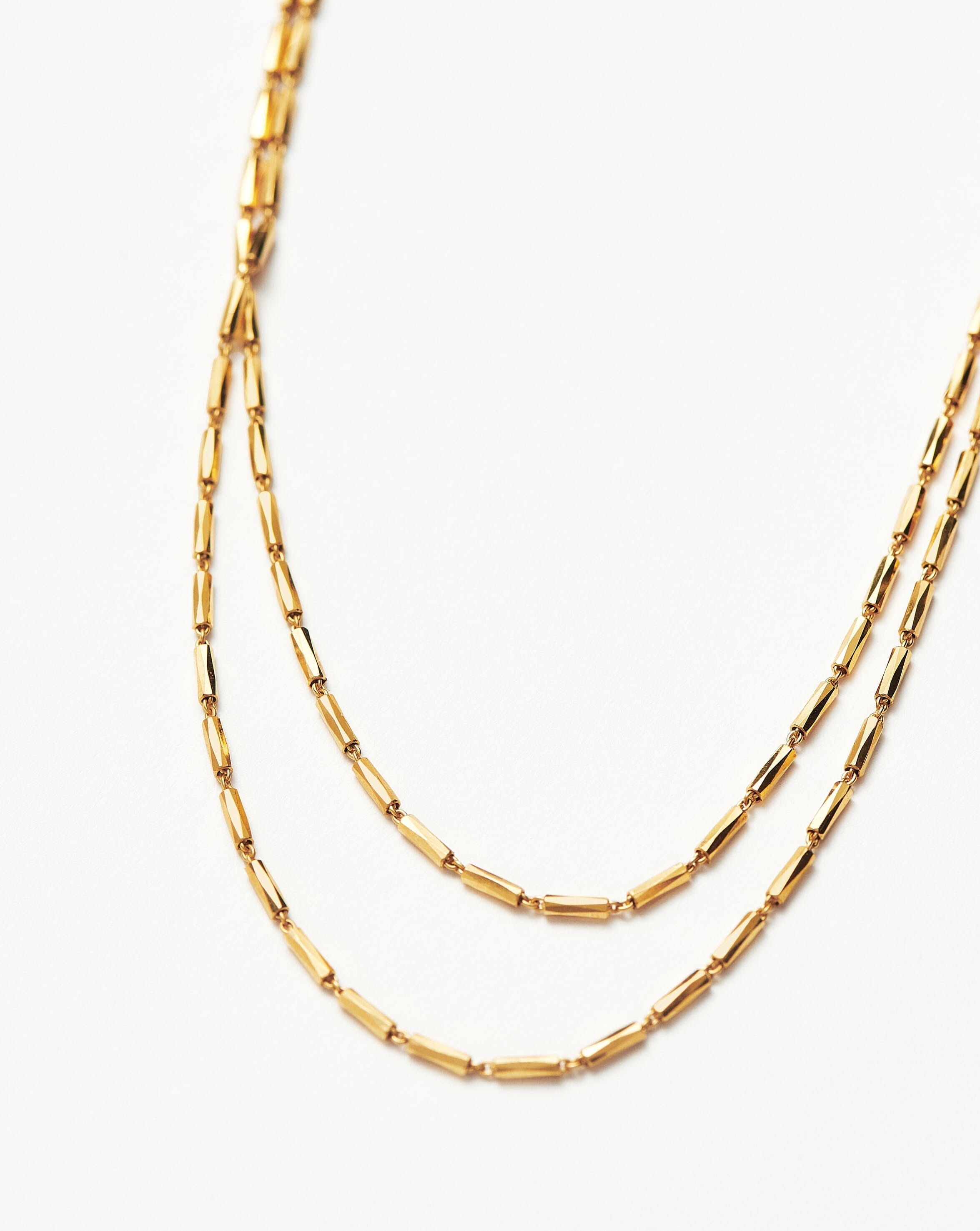 Savi Vintage Link Double Chain Necklace Necklaces Missoma 