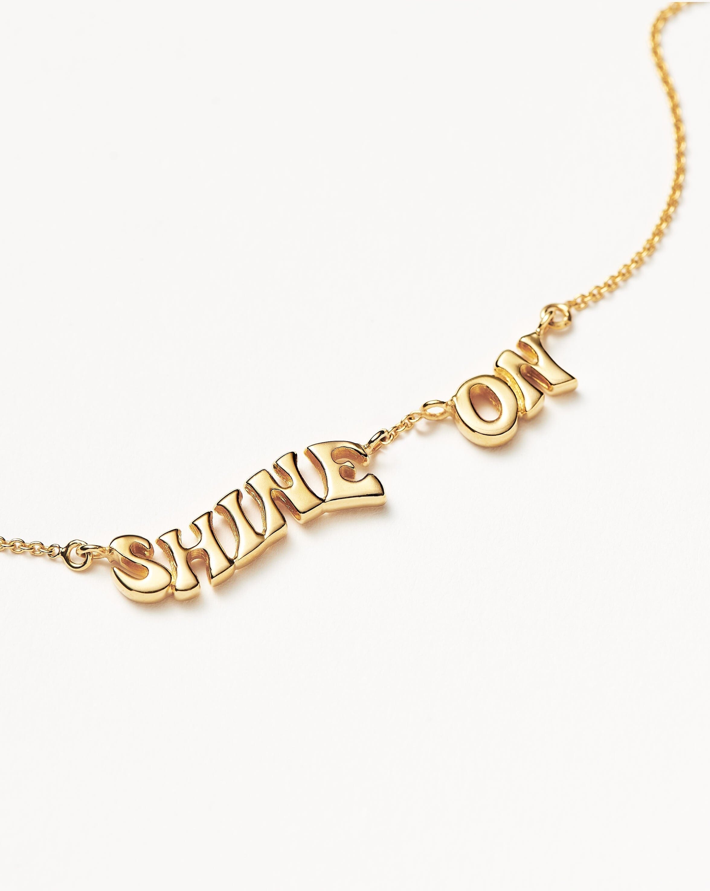 Shine On Pendant Chain Necklace Necklaces Missoma 