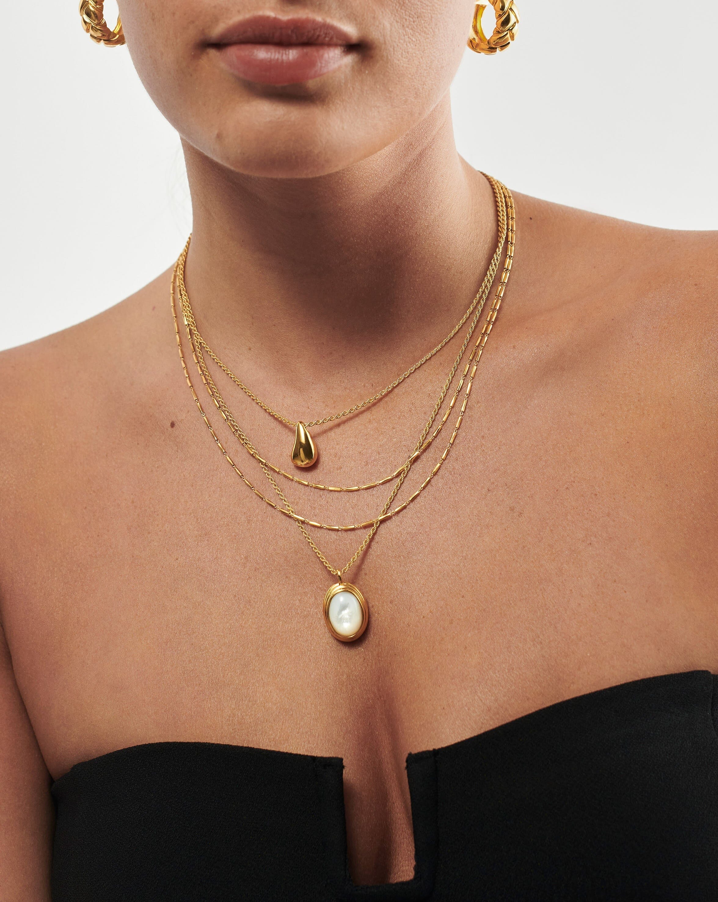 Signature Savi Trio Necklace Set Layering Sets Missoma 