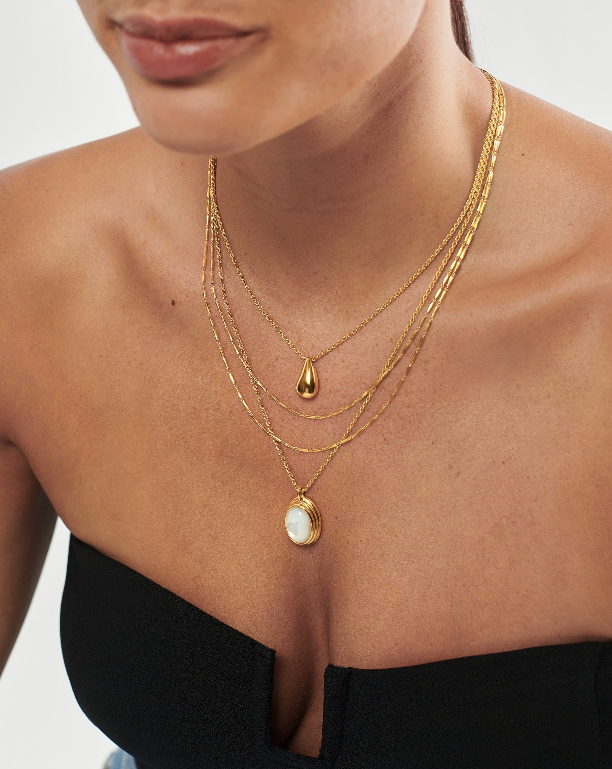 Signature Savi Trio Necklace Set Layering Sets Missoma 