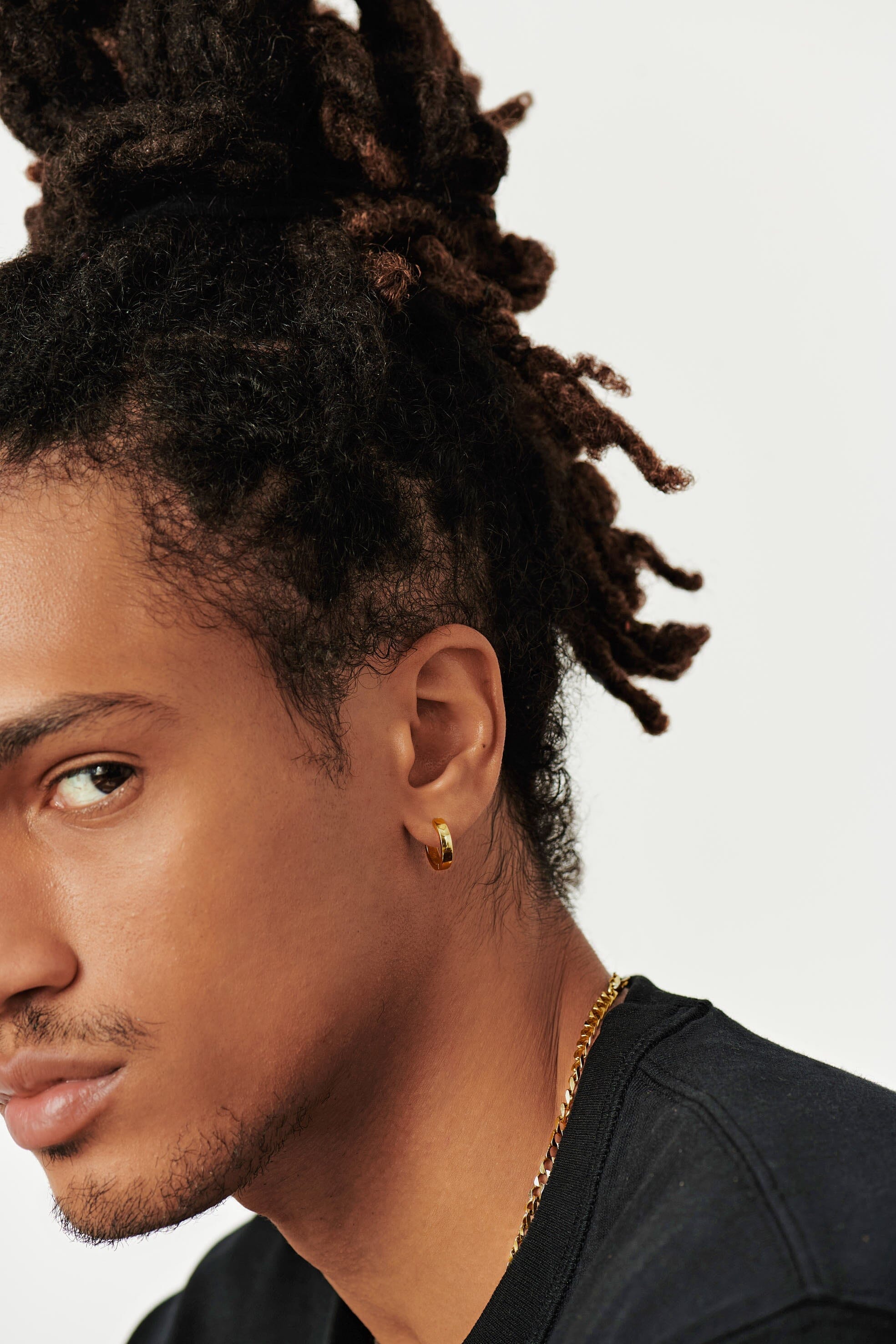 Single Mini Hoop Earring | 18ct Gold Plated Vermeil Earrings Missoma 
