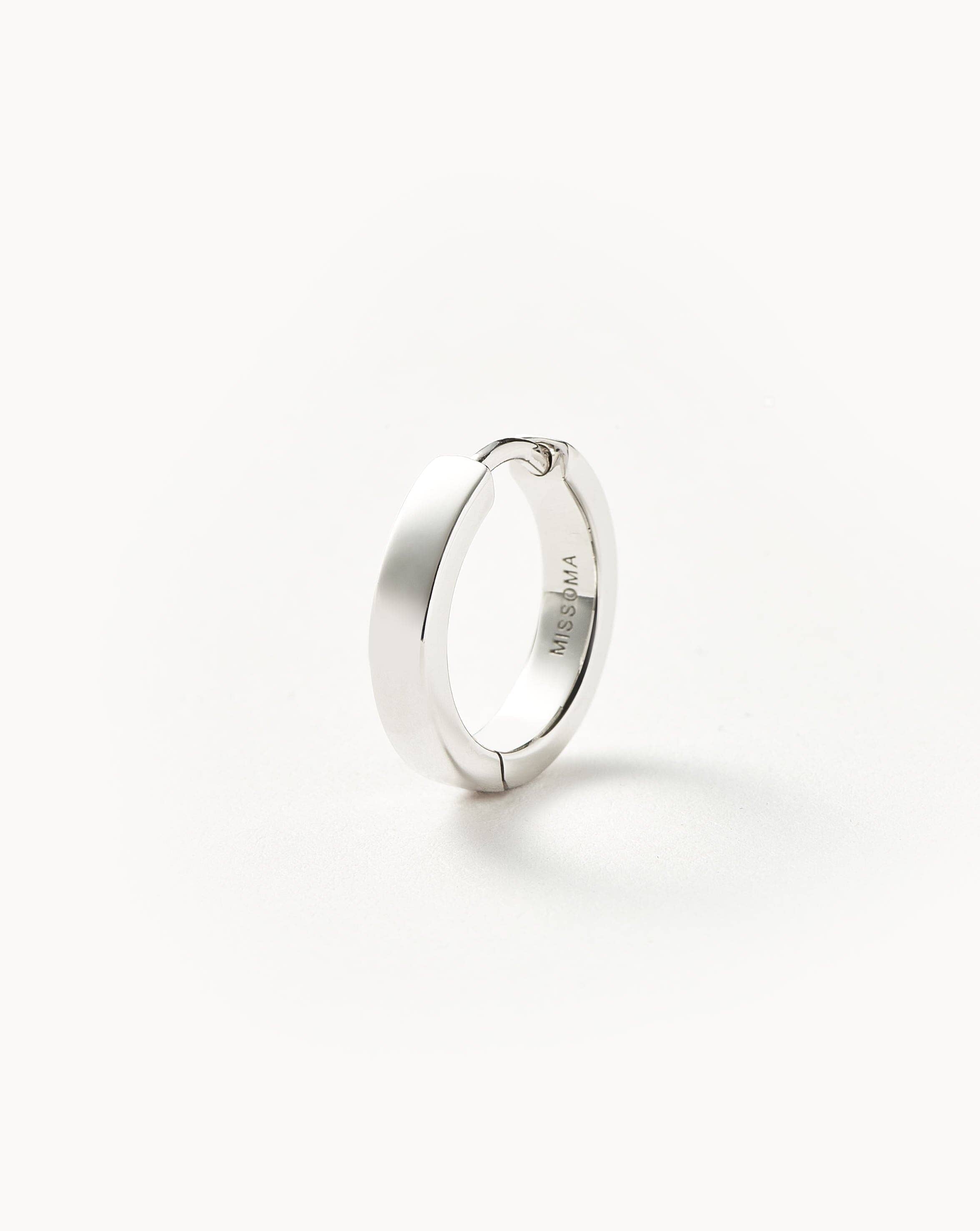 Single Mini Hoop Earring | Sterling Silver Earrings Missoma 