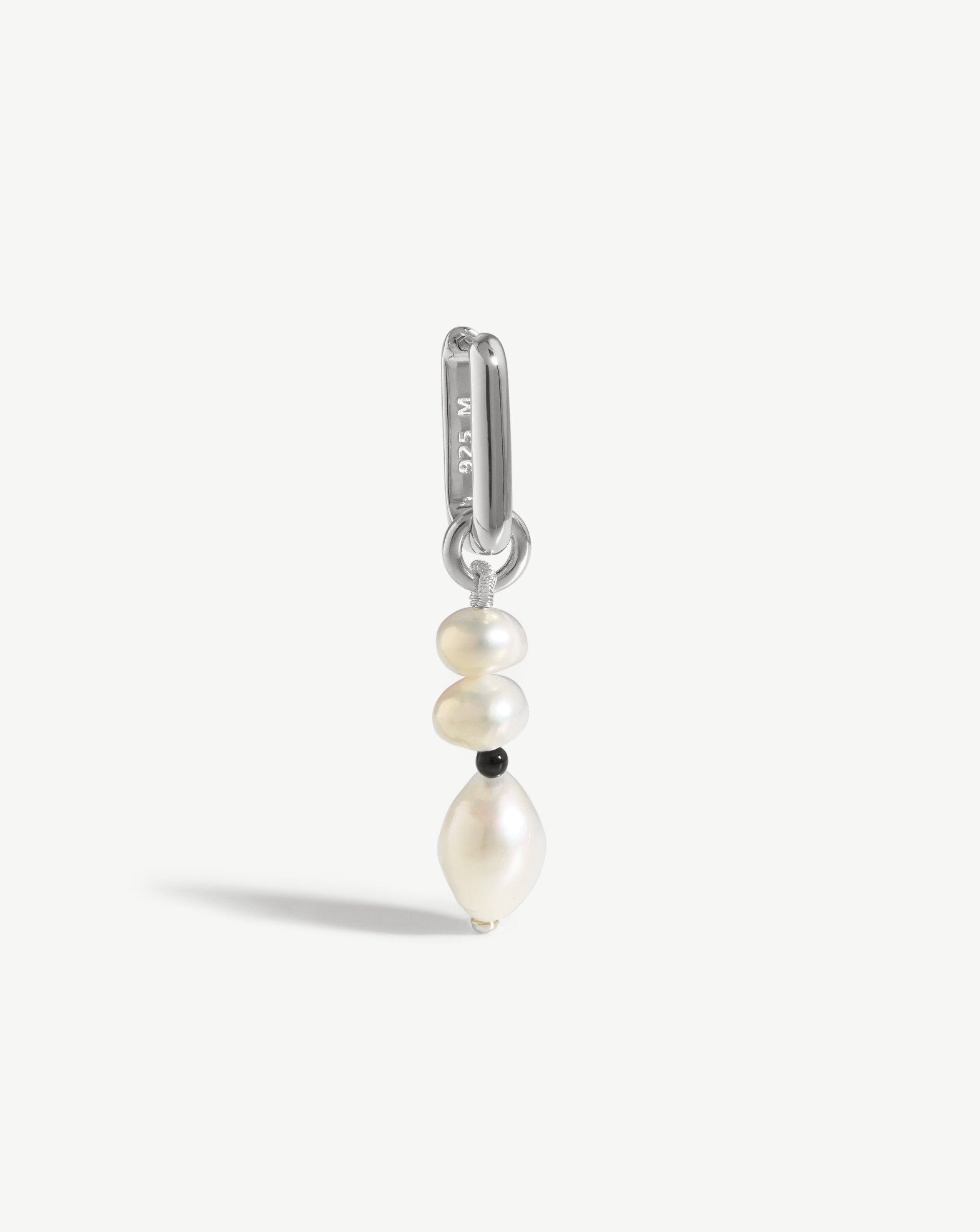 Small Baroque Pearl Single Drop Earring Earrings Missoma 