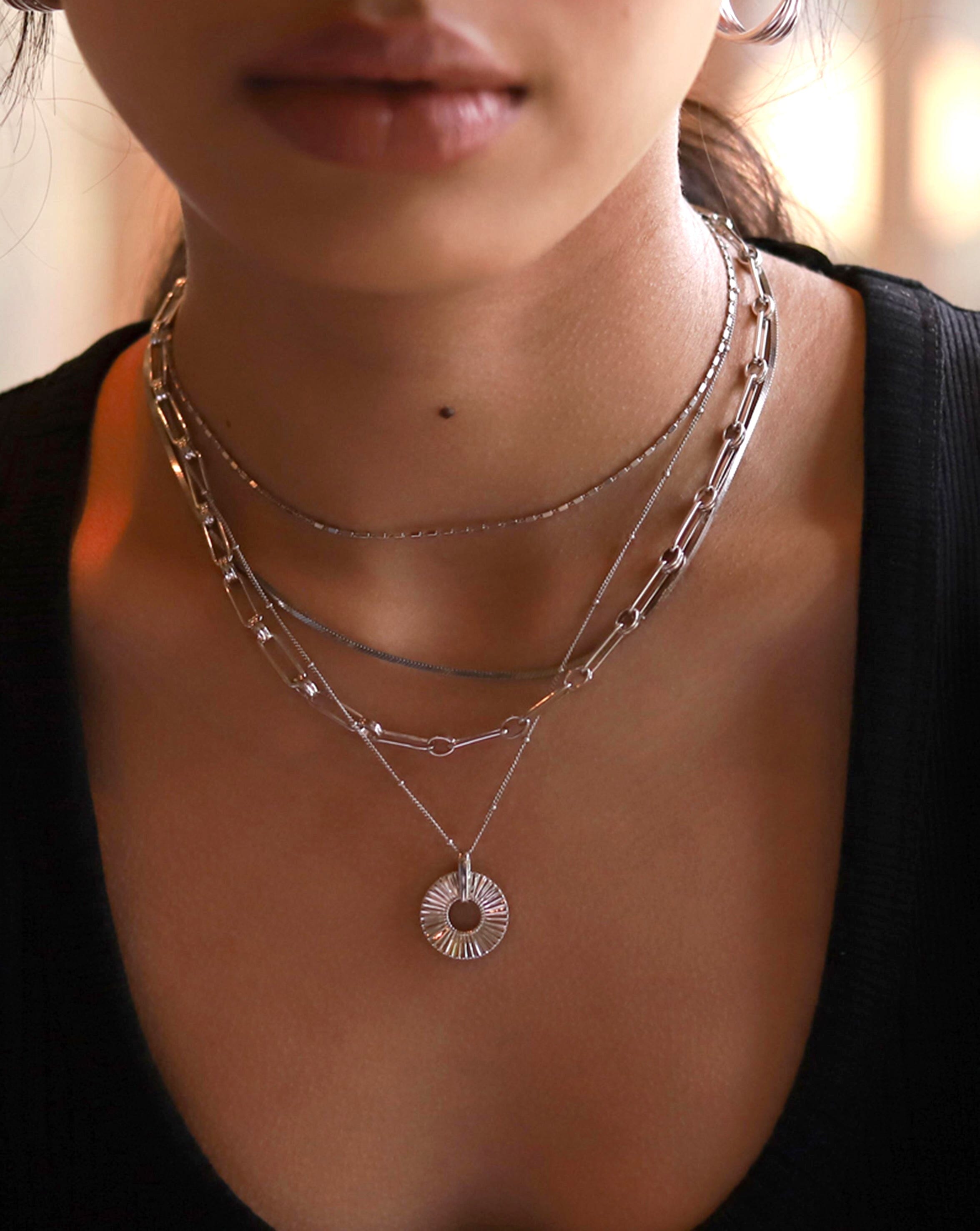 Small Frill Necklace | Sterling Silver Necklaces Missoma 