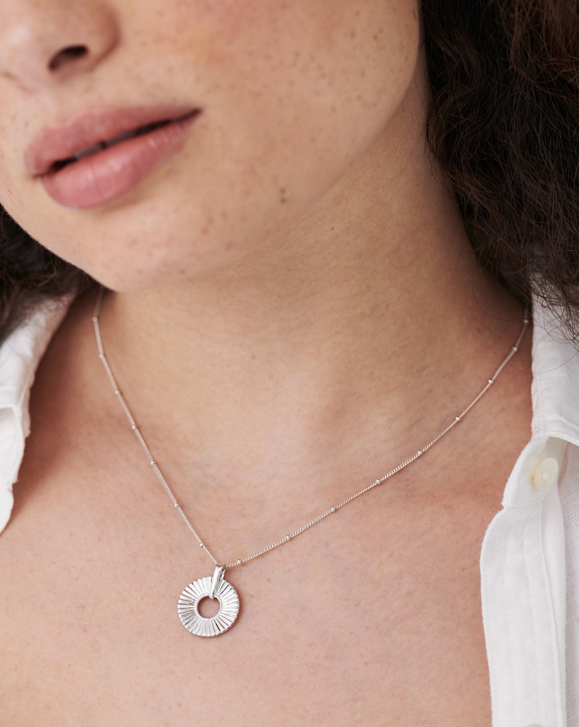 Small Frill Necklace | Sterling Silver Necklaces Missoma 