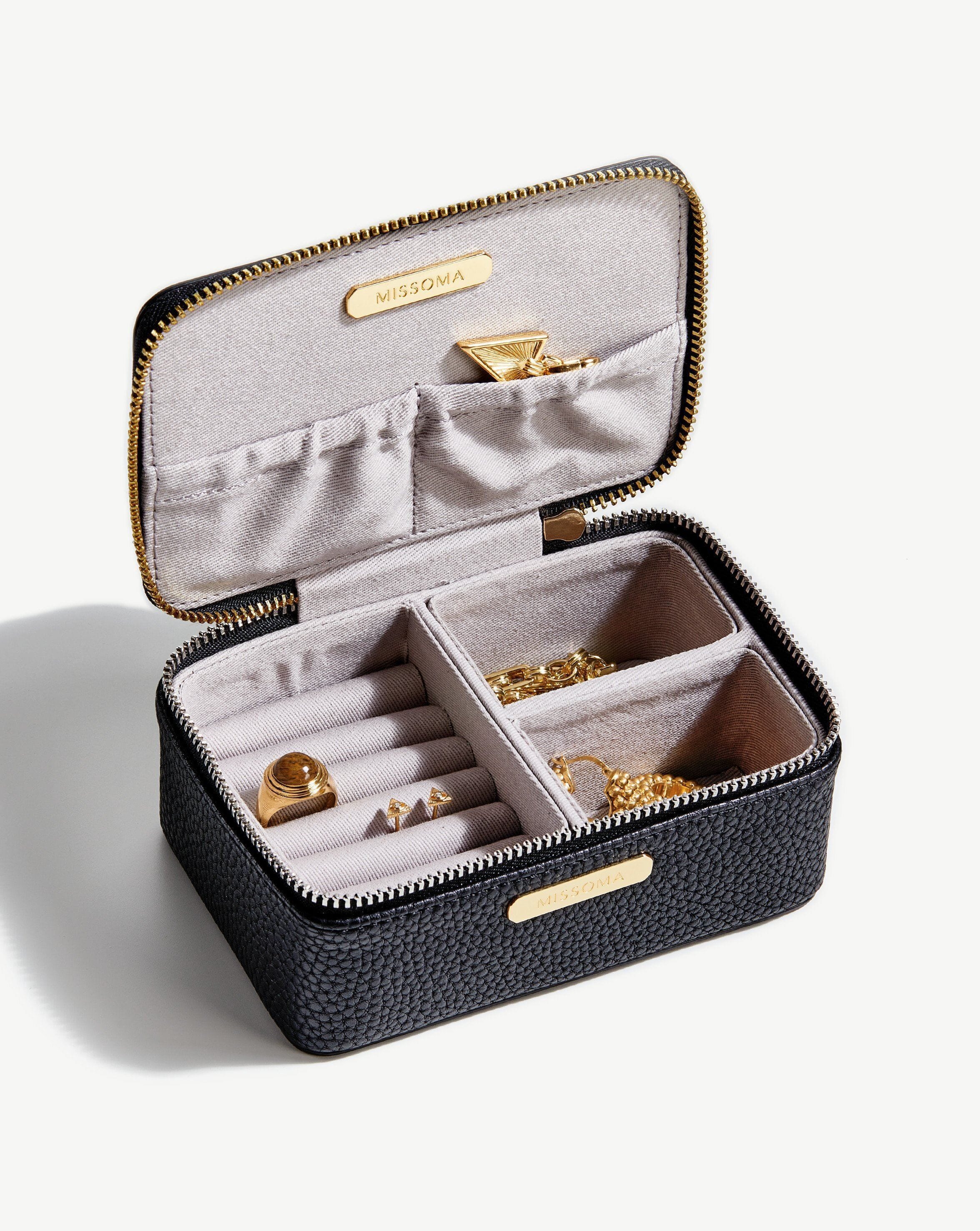Small Jewellery Case | Matte Black Accessories Missoma 