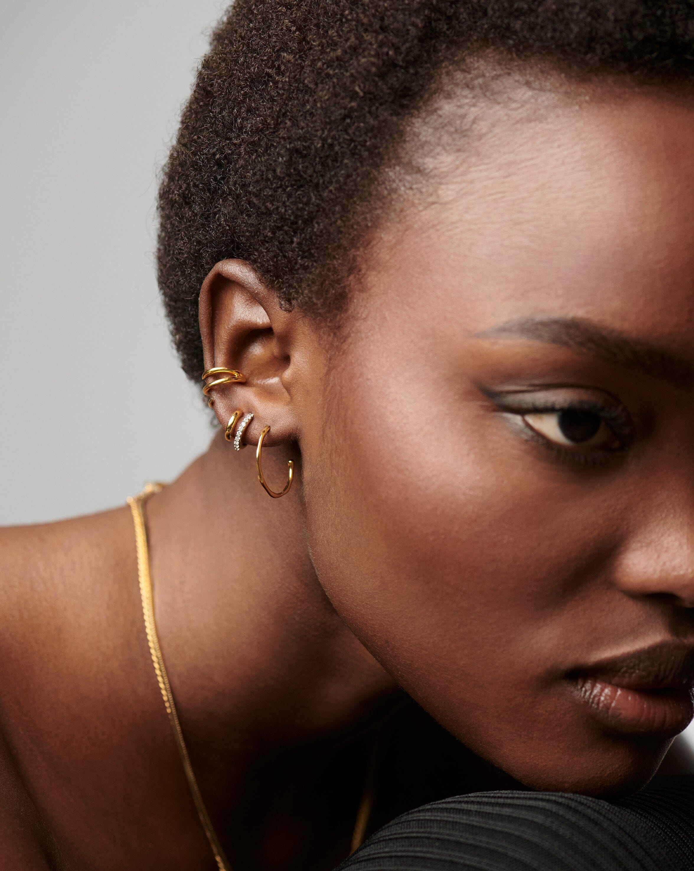 Missoma gold outlet hoop earrings