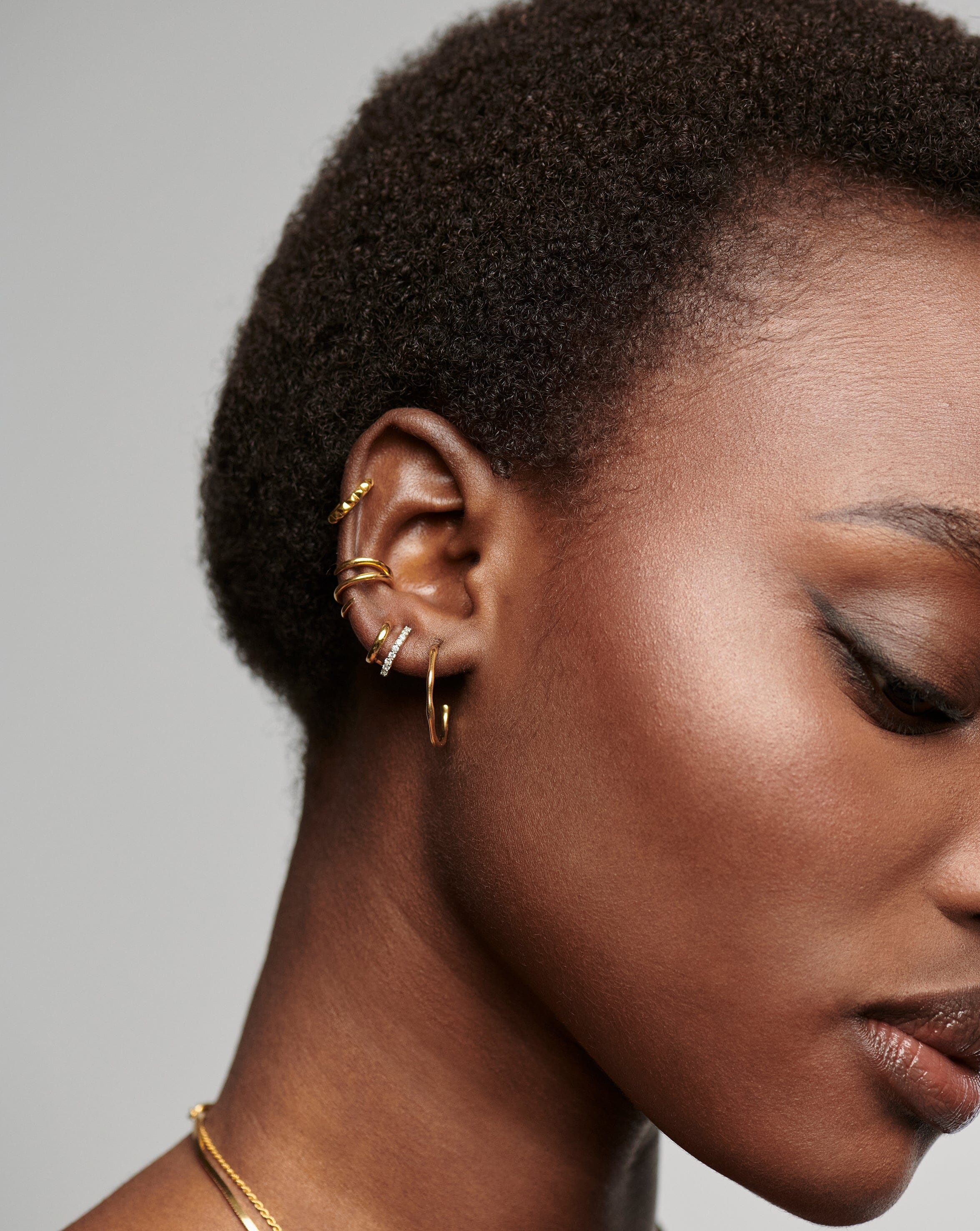 Small Molten Hoop Earrings Earrings Missoma 