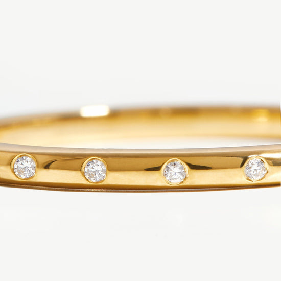 Solar Studded Ring | 18ct Gold Plated Vermeil/Cubic Zirconia Rings Missoma 