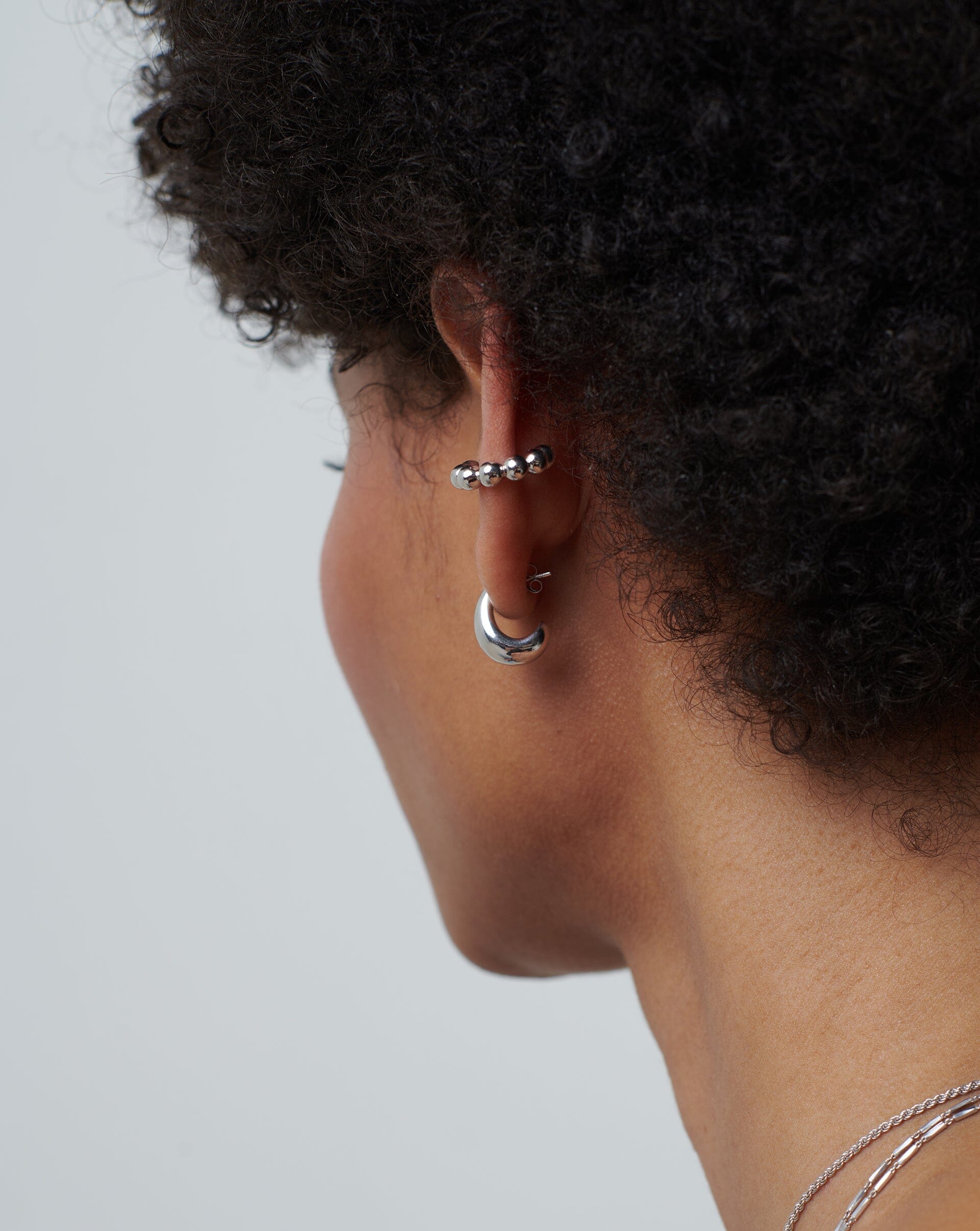 Sphere Beaded Ear Cuff Earrings Missoma 