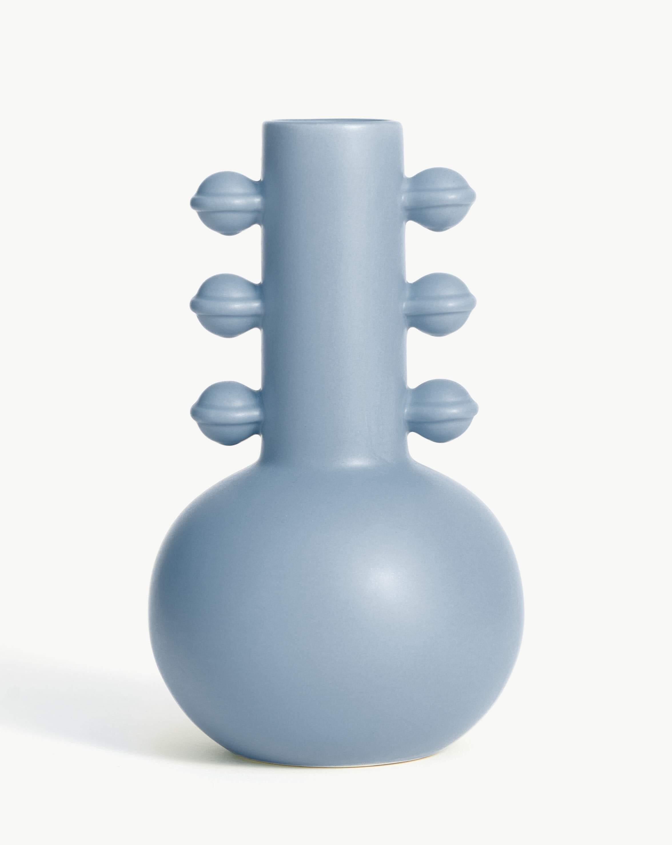 Spheres of Influence Ceramic Vase | Ceramic/Soft Blue Homeware Missoma 