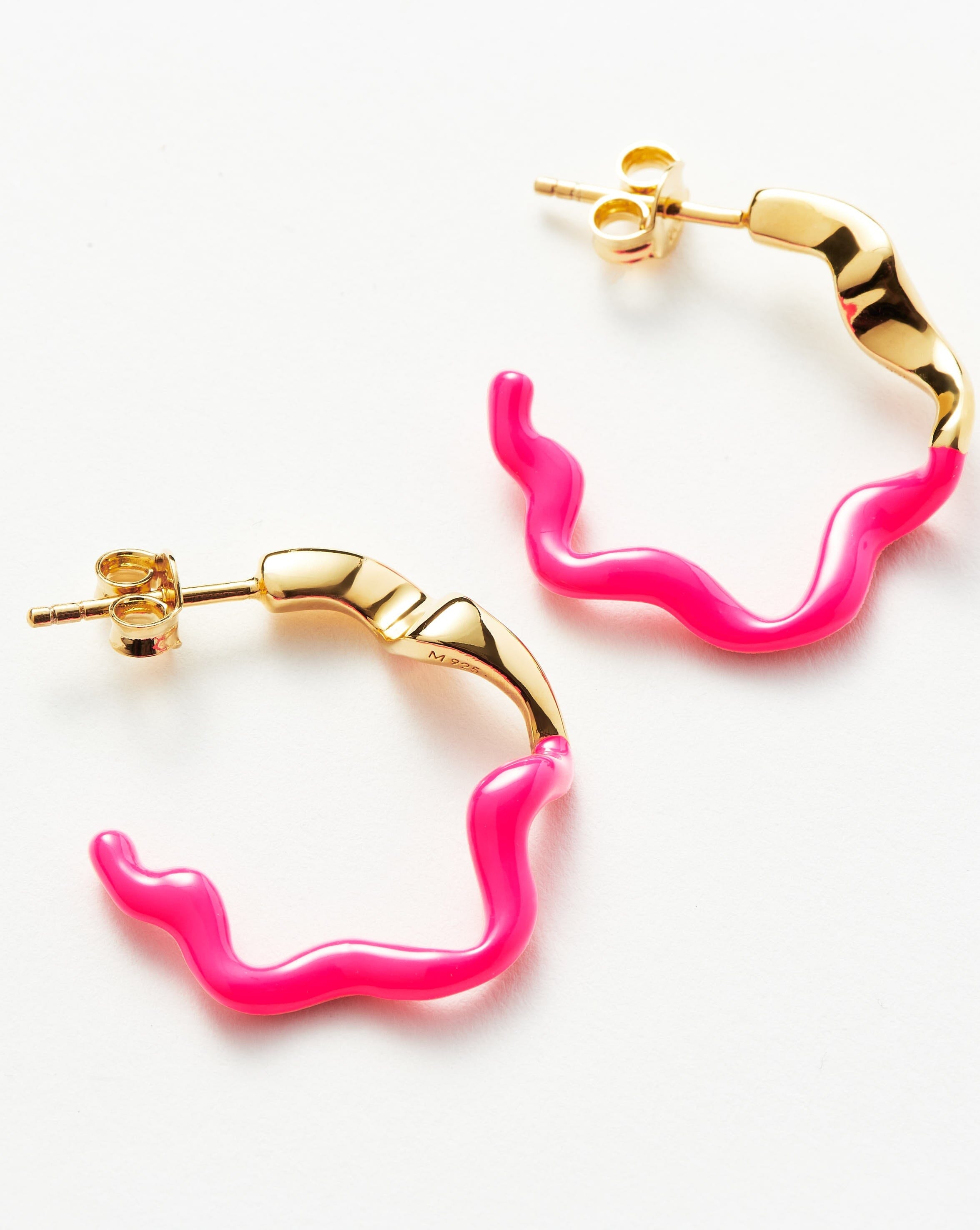 Missoma pink earrings deals