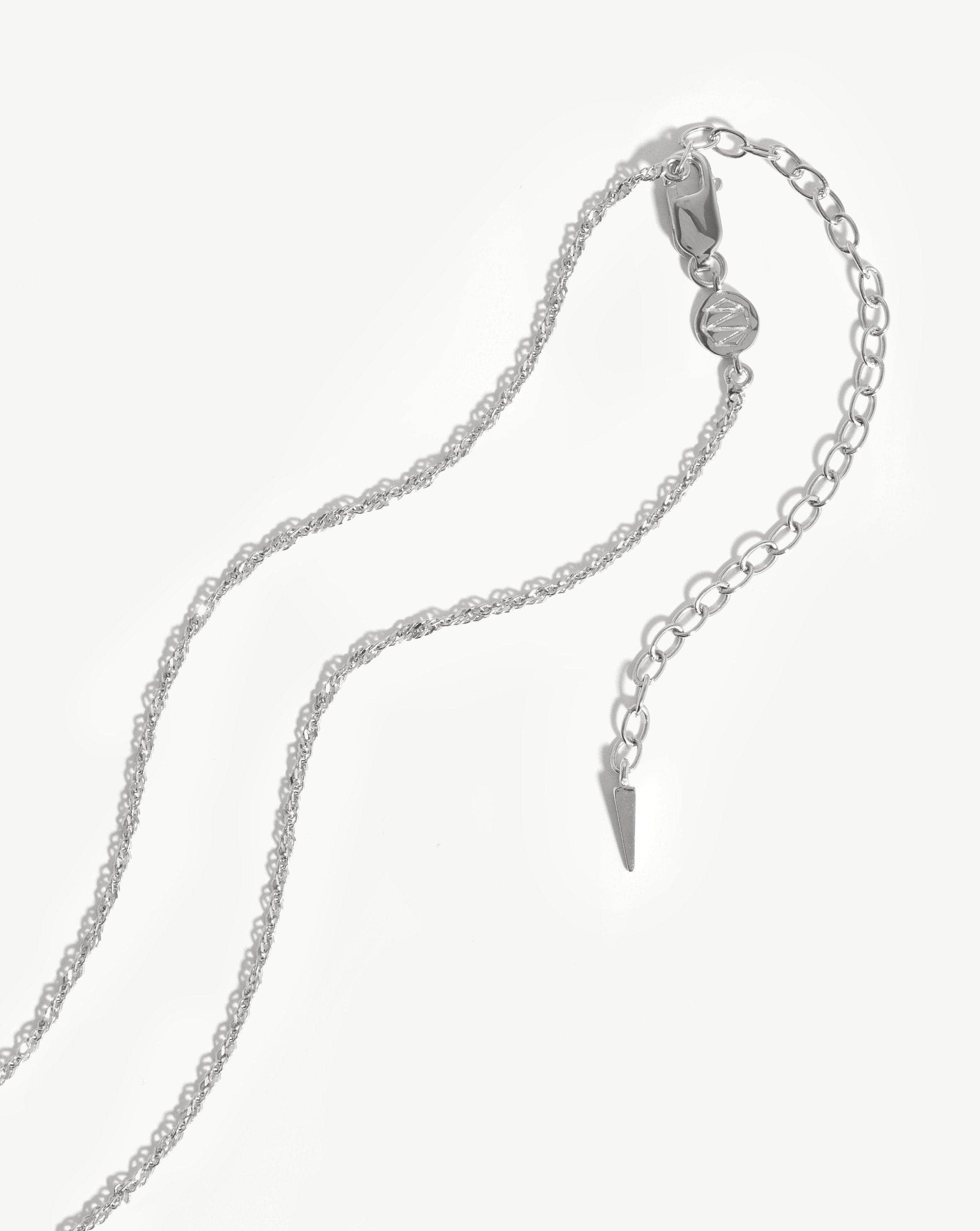Sterling silver deals chain choker necklace