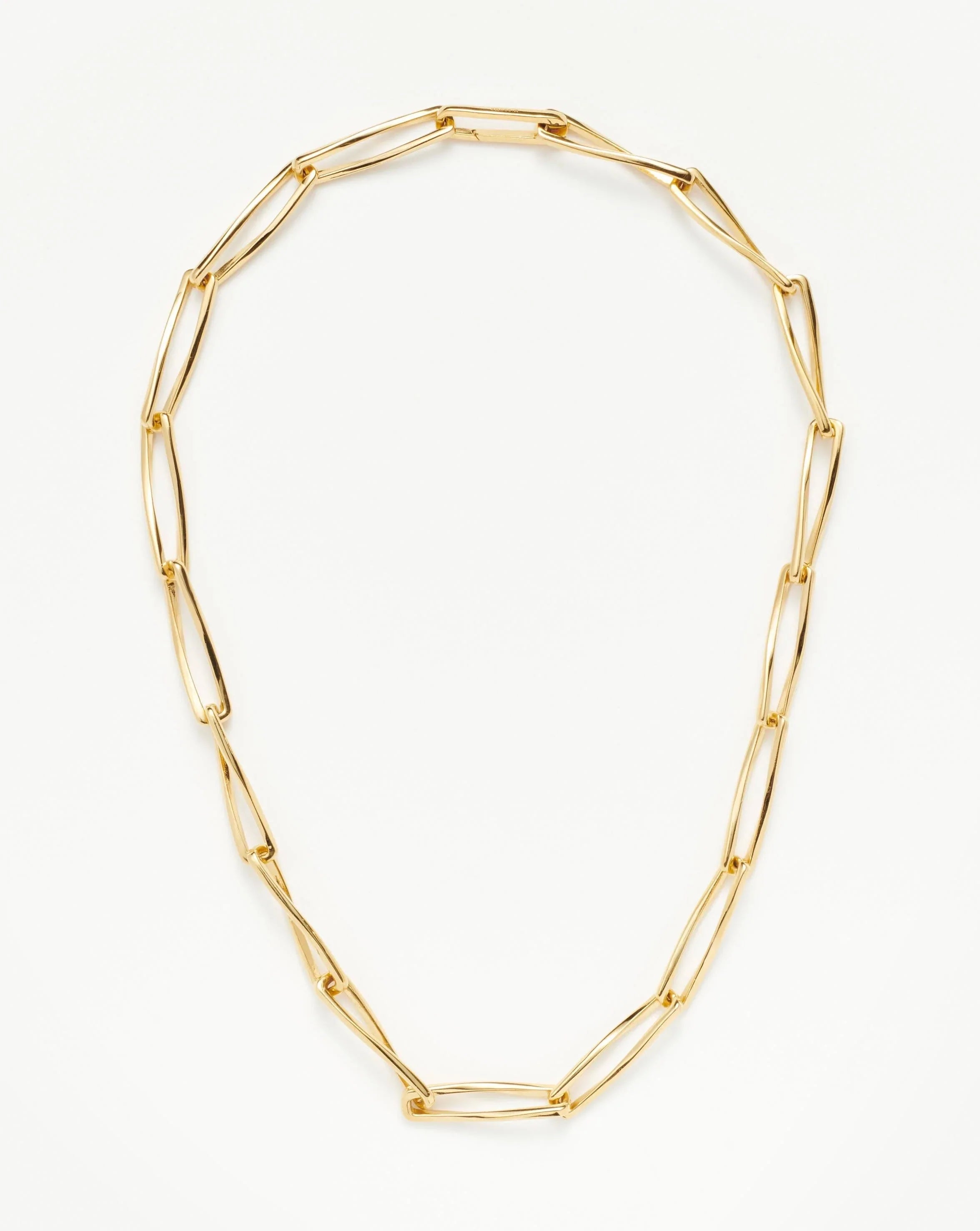 Twisted Link Chain Necklace | 18ct Gold Plated Necklaces Missoma 