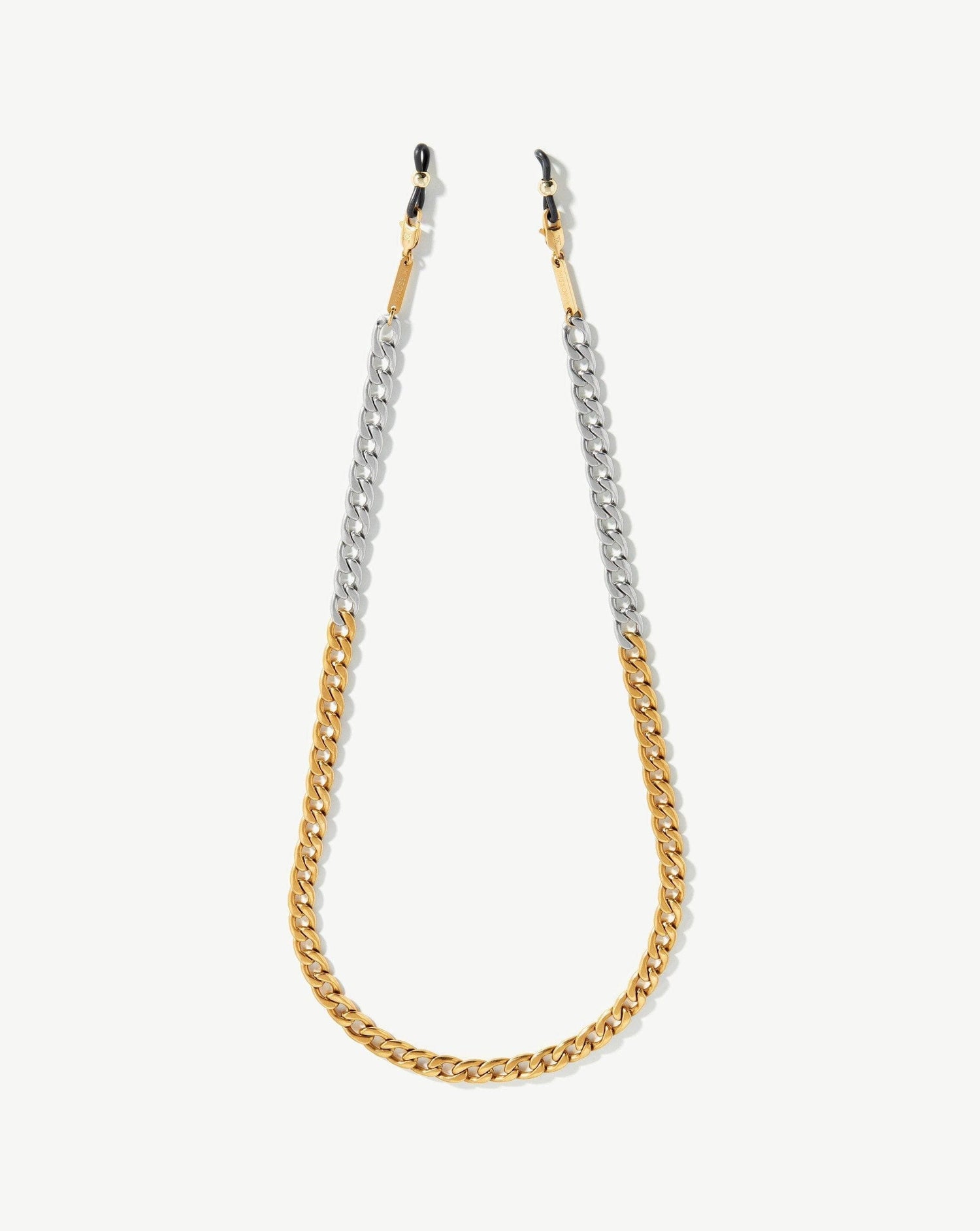 Two Tone Curb Eyewear Chain | 18ct Gold Plated/Silver Plated Accessories Missoma 