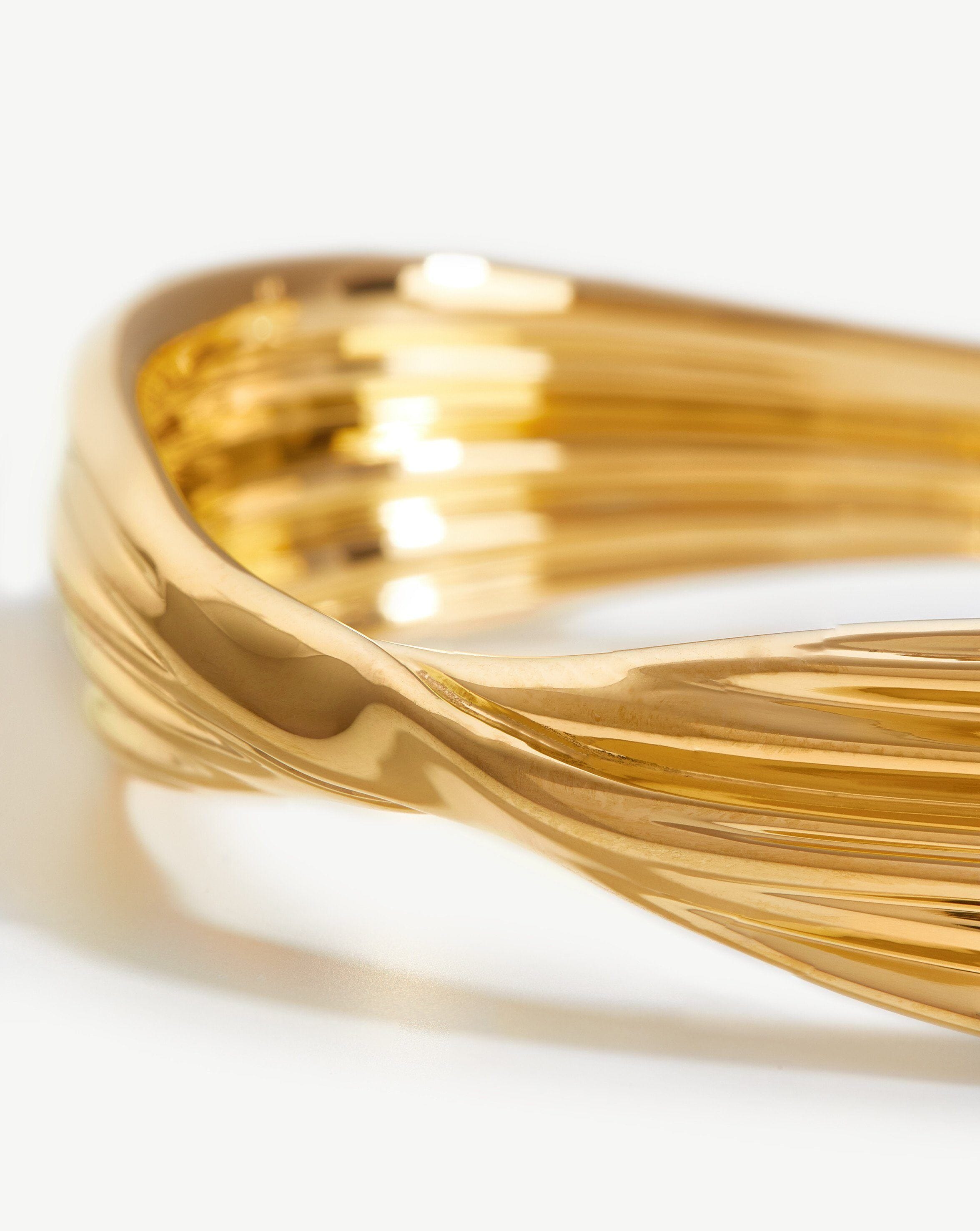 Wave Cuff Bracelet Bracelets Missoma Limited 