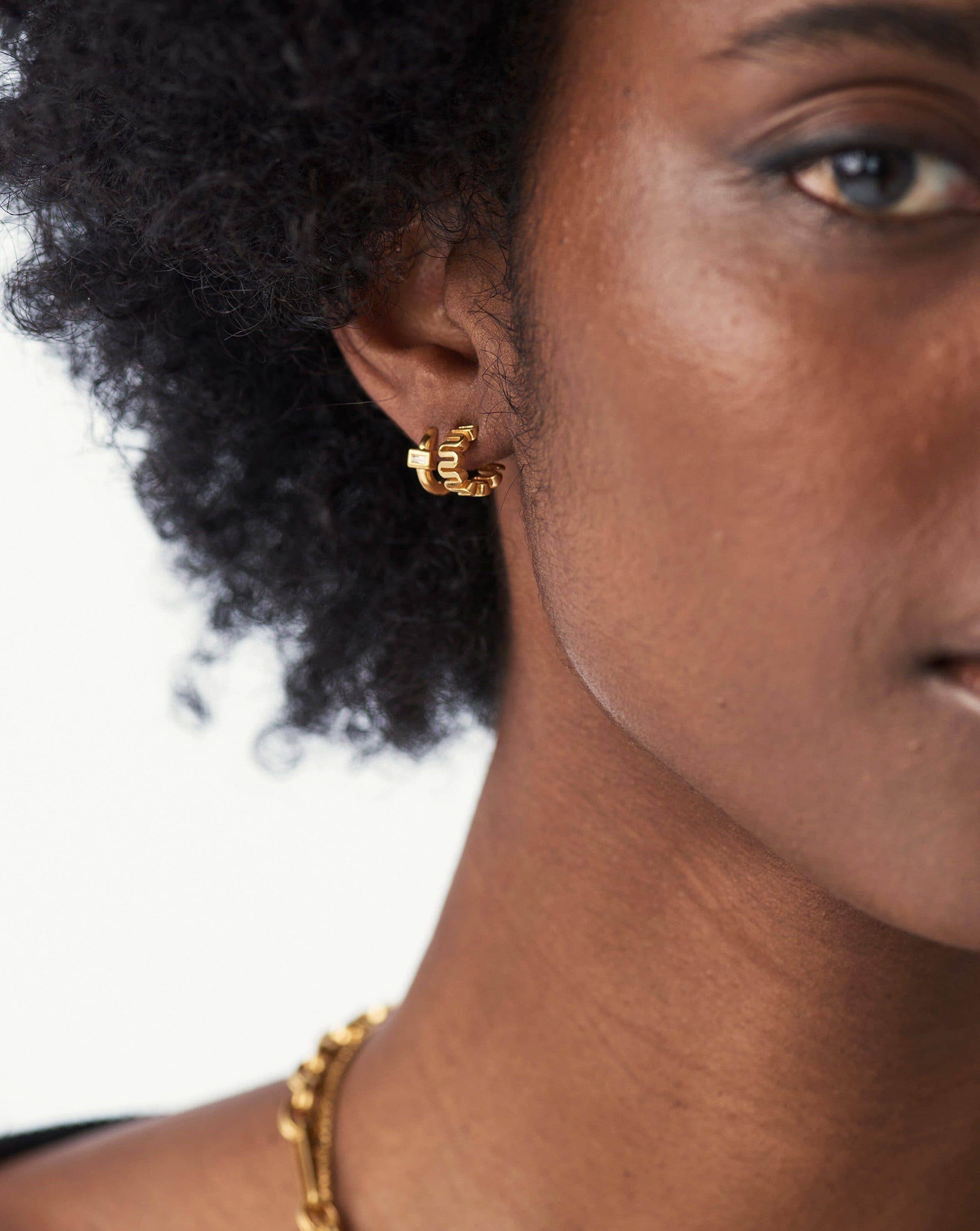 Wavy Huggies 18ct Gold Plated Vermeil Missoma