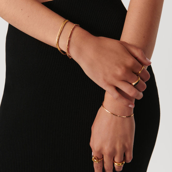 Wavy Ridge Chain Bracelet Bracelets Missoma 