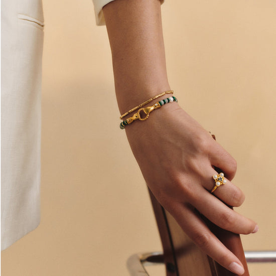 Wavy Ridge Chain Bracelet Bracelets Missoma 