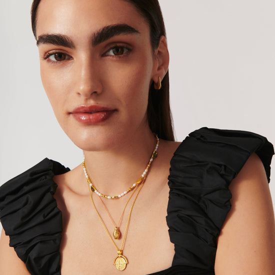 Wavy Ridge Droplet Pendant Necklace Necklaces Missoma 