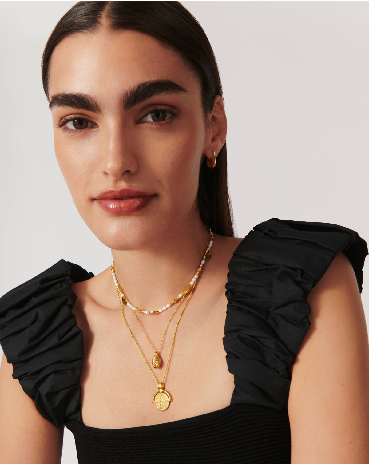 Wavy Ridge Droplet Pendant Necklace Necklaces Missoma