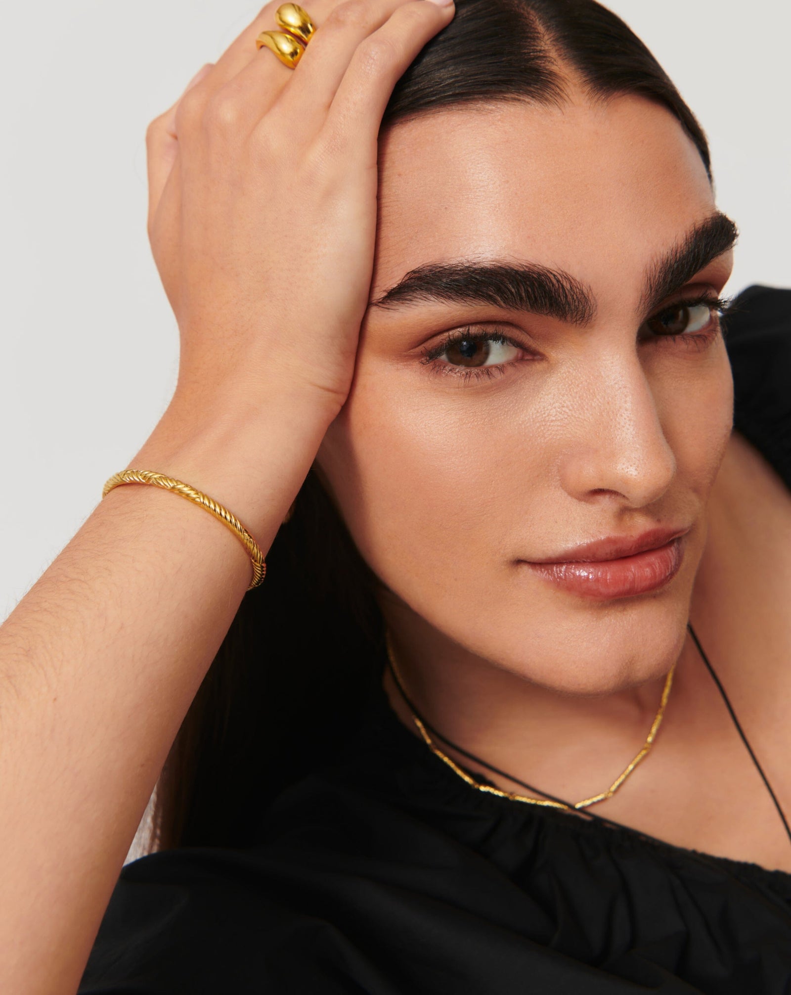 Wavy Ridge Gemelli Cuff Bracelet Bracelets Missoma