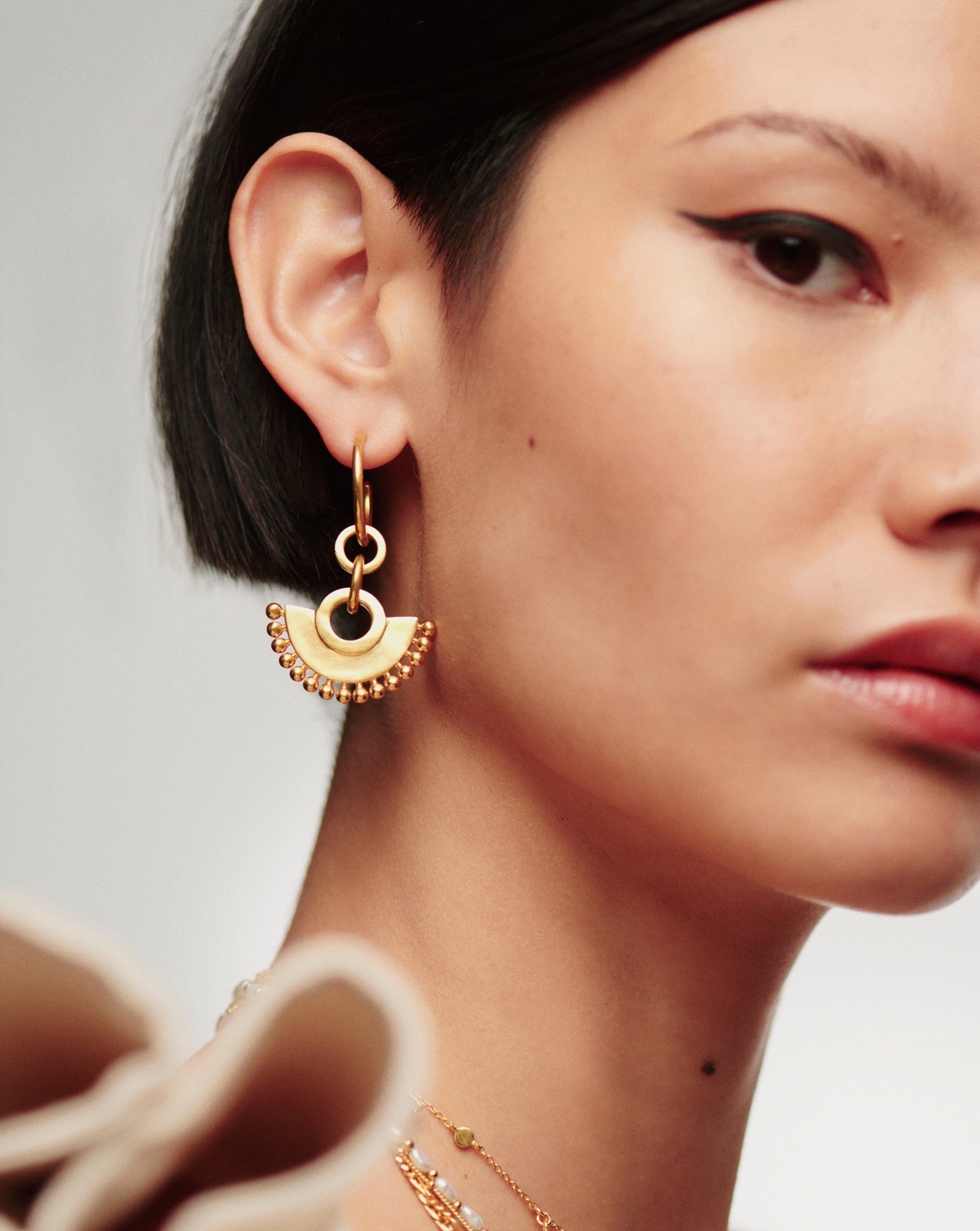 Zenyu Chandelier Hoop Earrings Earrings Missoma 