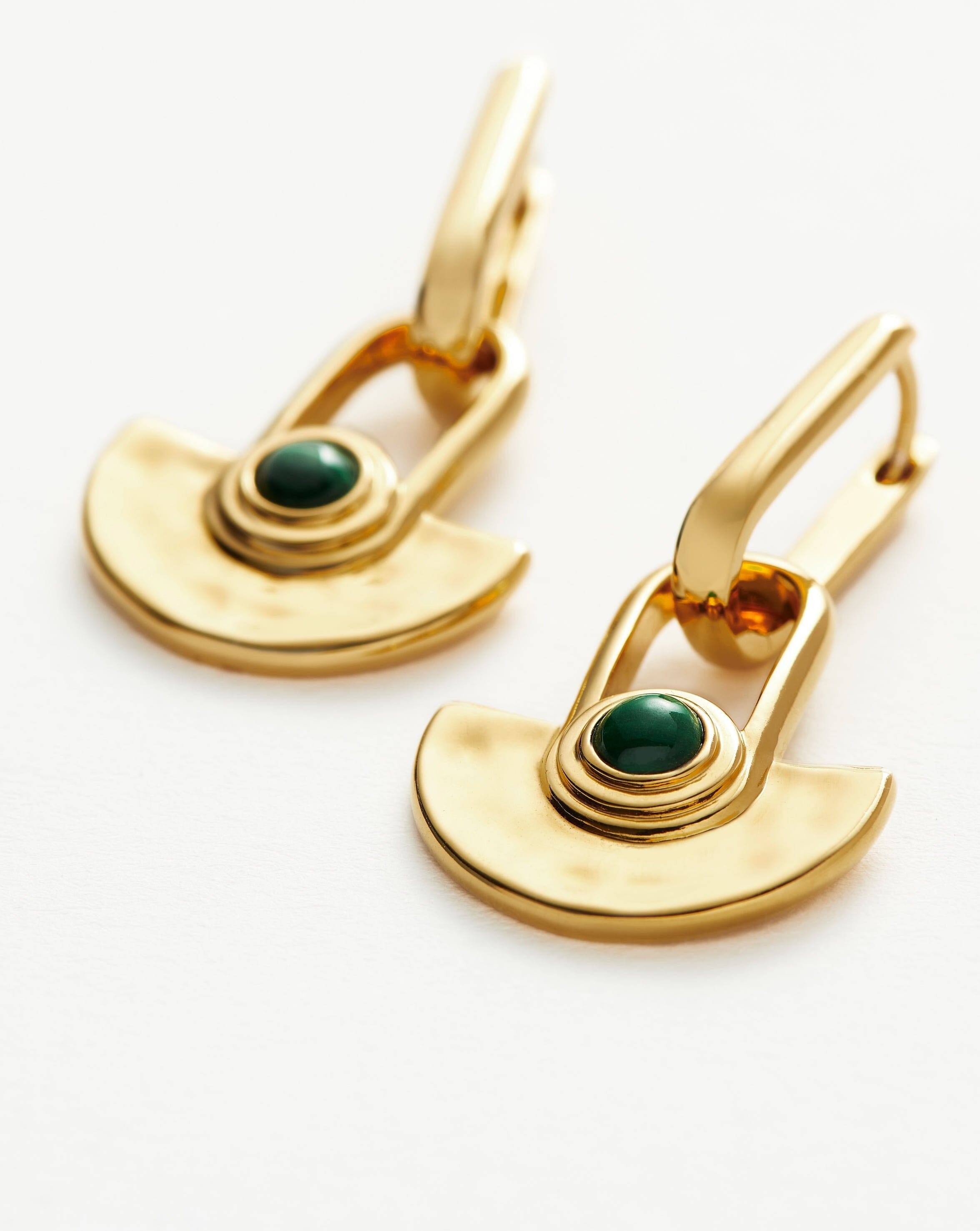 Missoma green earrings discount