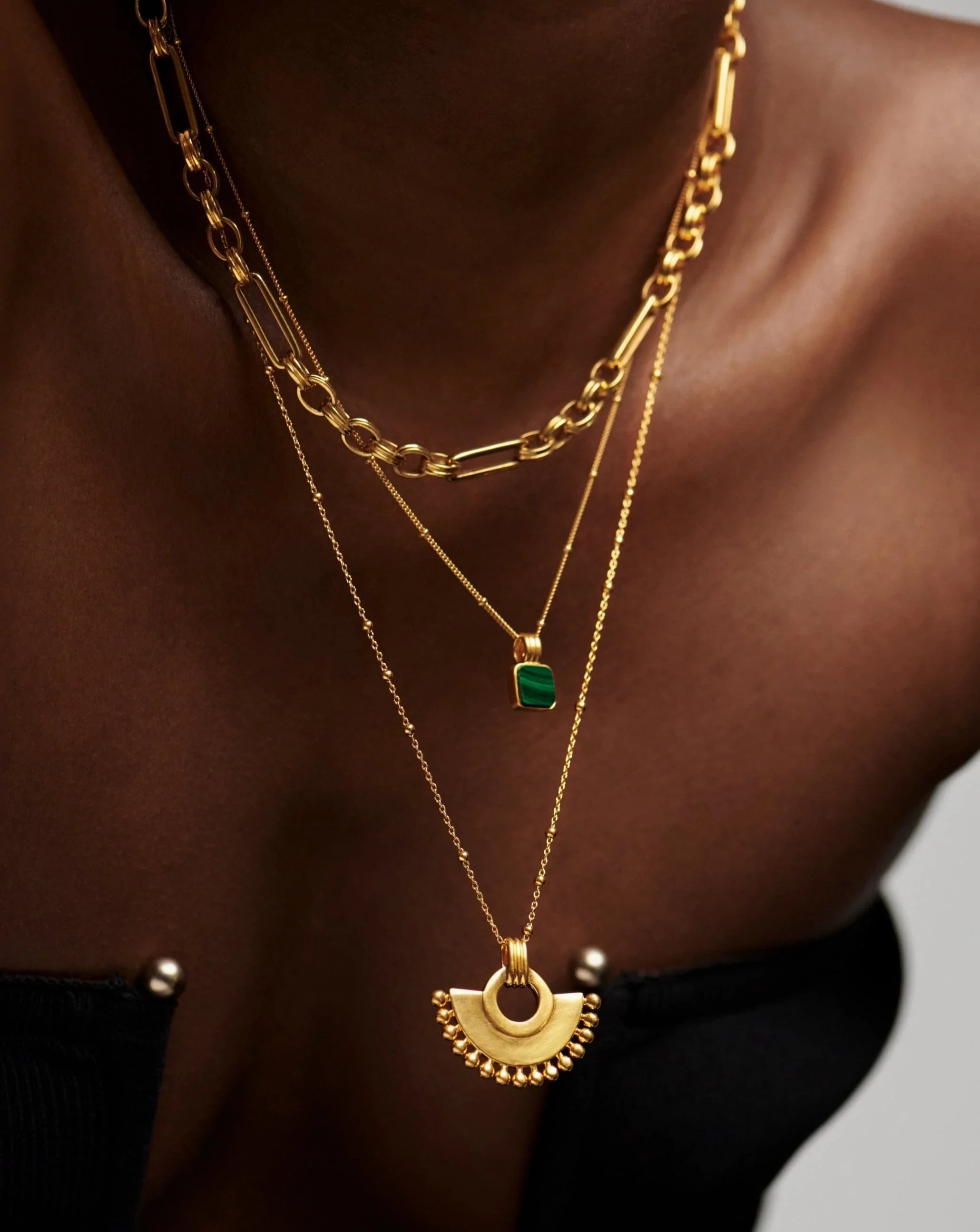 Zenyu Fan Necklace | 18ct Gold Plated Necklaces Missoma 