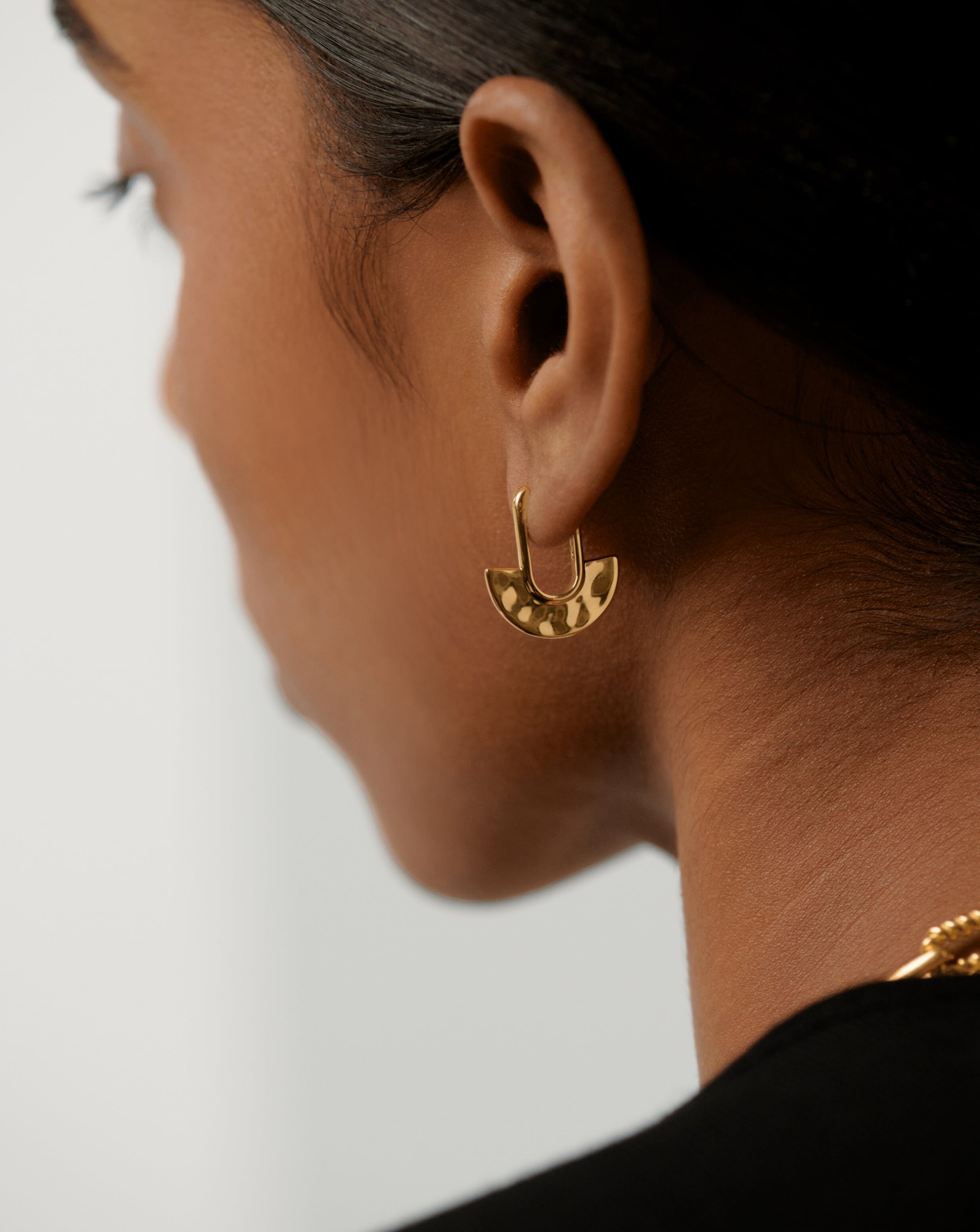 Zenyu Fan Small Hoop Earrings Earrings Missoma 