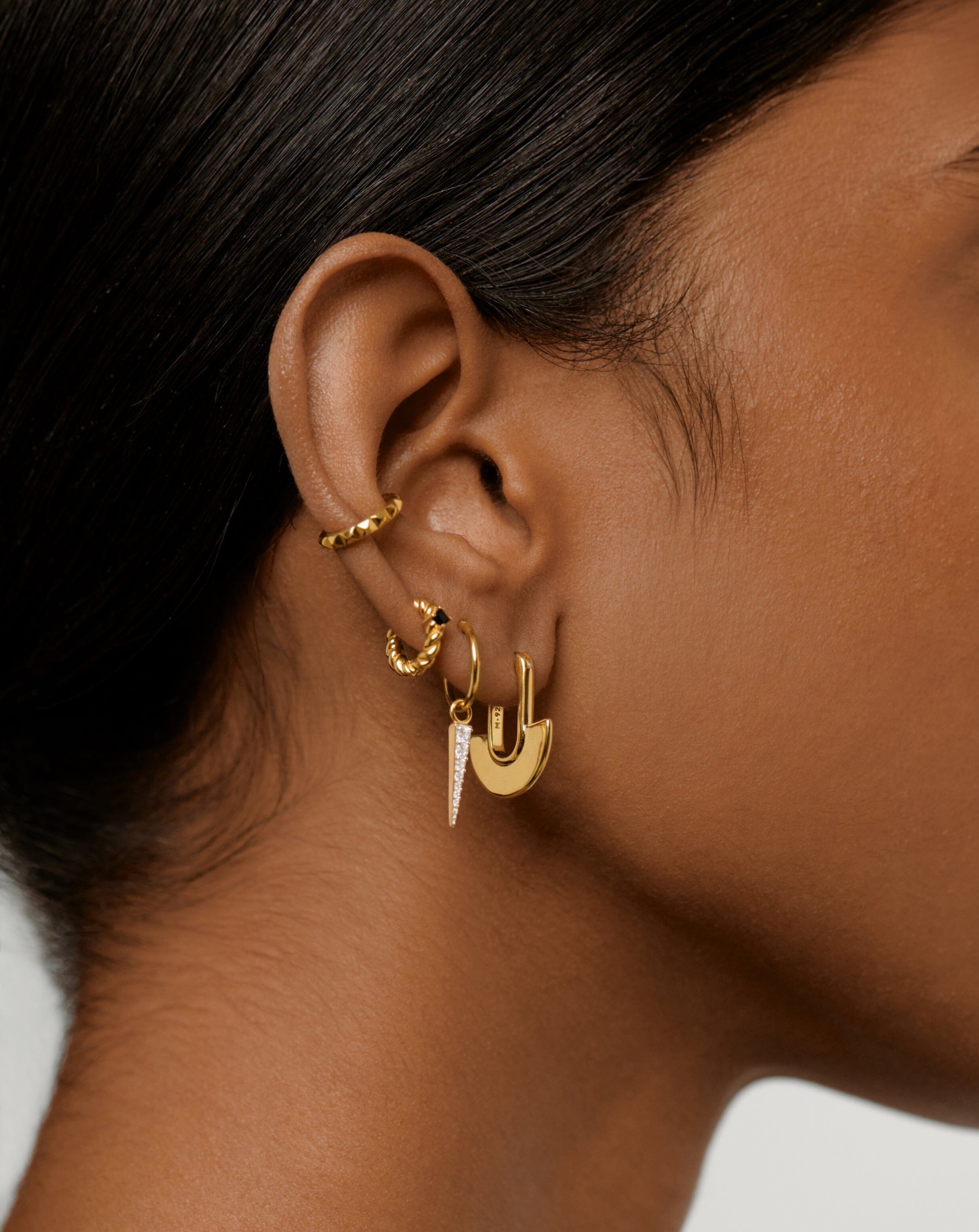 Zenyu Fan Small Hoop Earrings Earrings Missoma 